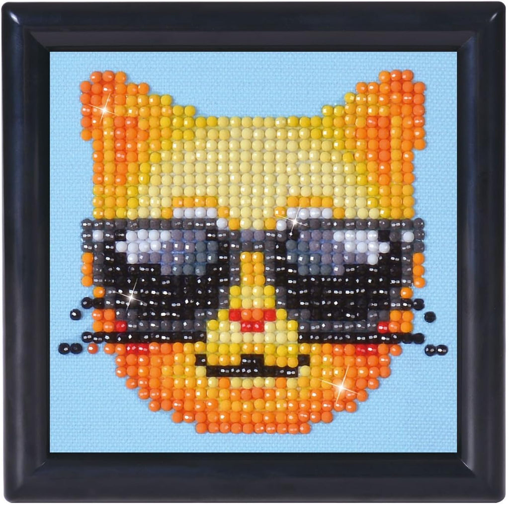 DIAMON DOT Koo Ka wit Fram Diamon Paintin Kit fo Adult Diamon Ar Kit Relaxin Creativ Craf Ki wit Dot Gem 4x4