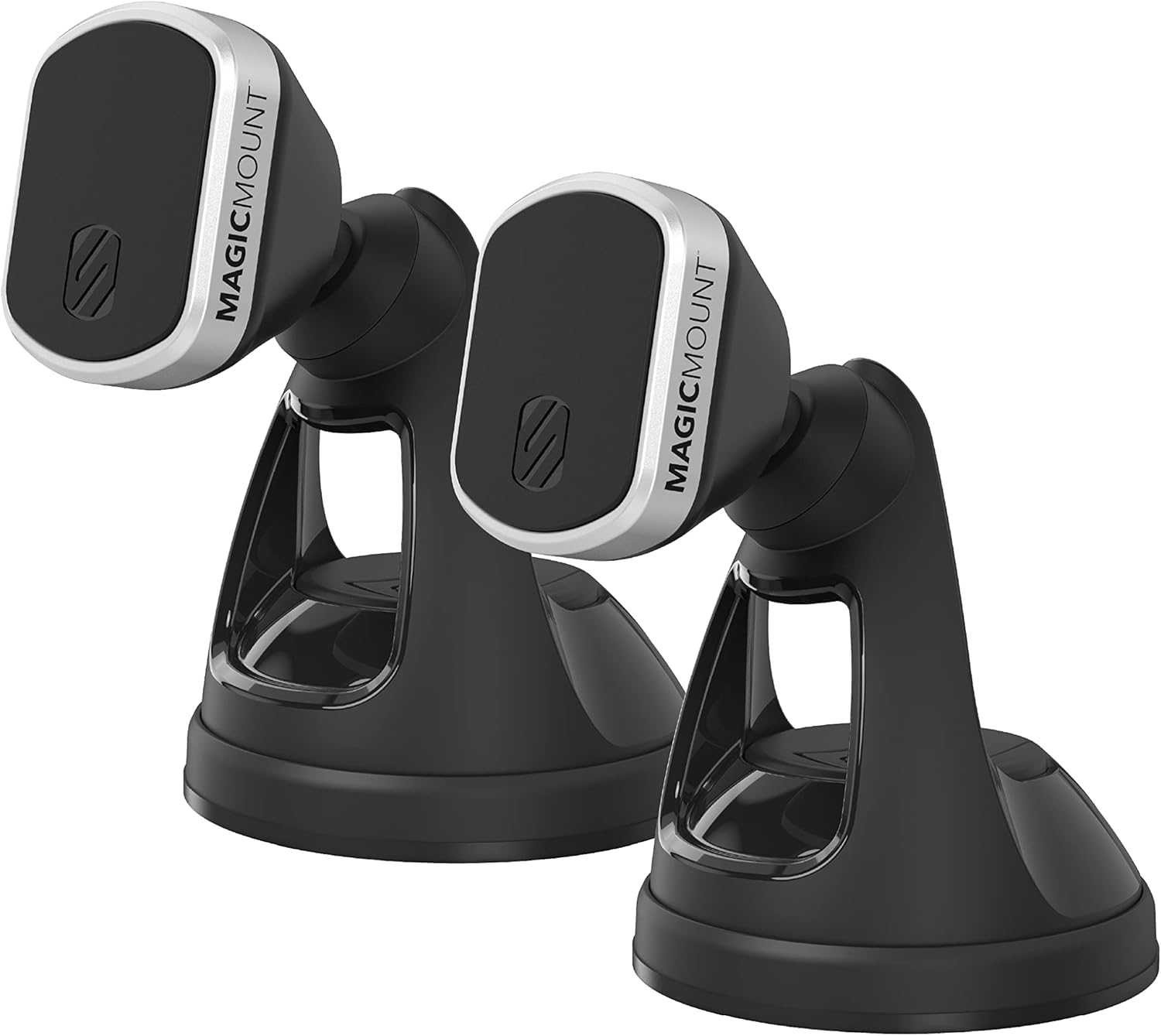 MMWSM-2PKXCES0 MagicMount Select Magnetic Car Phone Holder Mount for iPhone and Android - 2 Pack - Secure Magnetic Cell Phone Mount for Car Window or Dash - Universal 360¡ã Adjustable Head