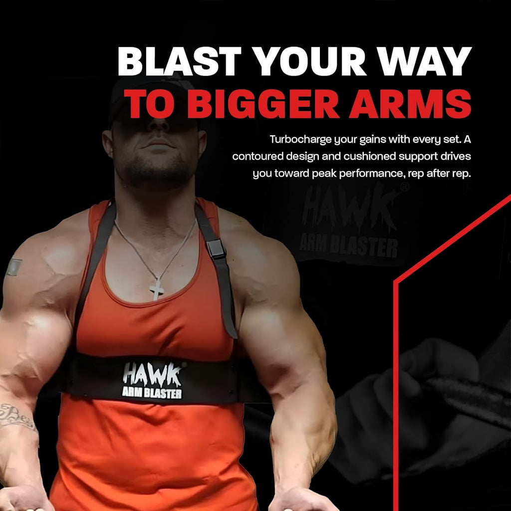 Ar Blaste fo Bicep Triceps Heav Dut Aluminu Bice Blaste wit Thic Neopren Paddin fo Nec Support Adjustabl Strap fo Weightliftin Bodybuilding Portabl Ar Workou Equipment