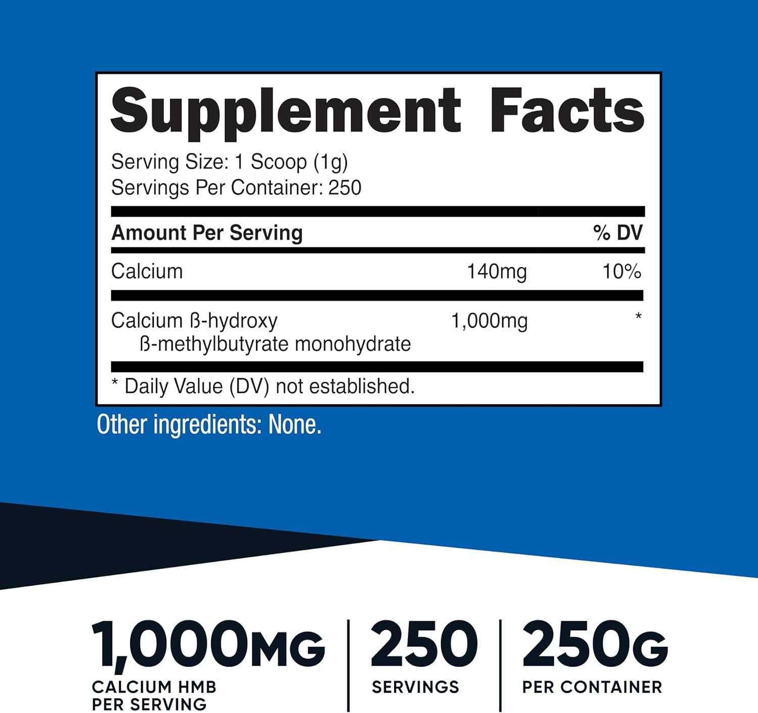 Nutricos HM Powde (Beta-Hydrox Beta-Methylbutyrate 25 Gram Glute Fre Non-GMO