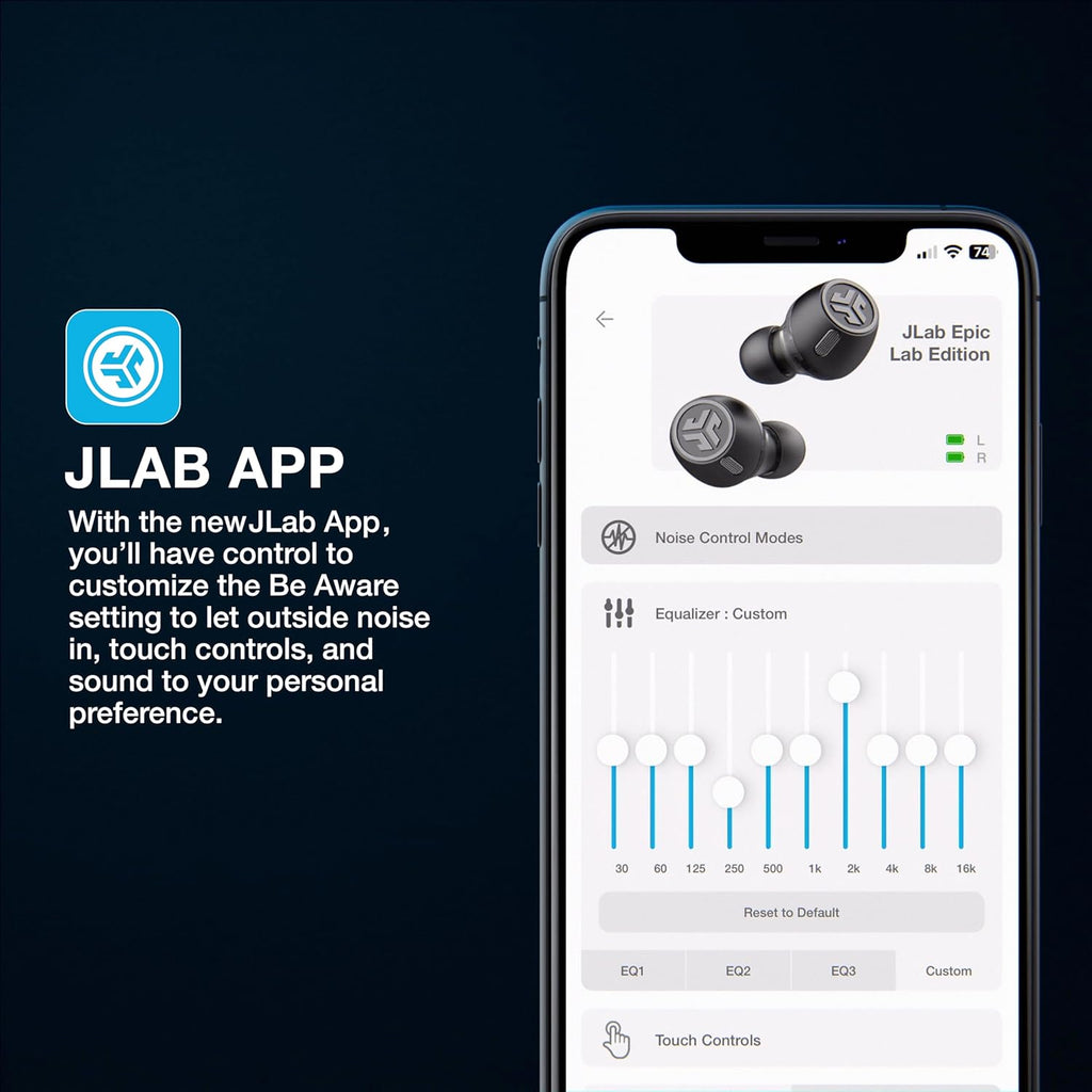 JLa Epi La Editio Tru Wireles Earbuds Hybri Dua Drivers Spatia Audio Multipoin BT Wireles o USB- Charging Wea Detec Aut Play/Pause Googl Fas Pair