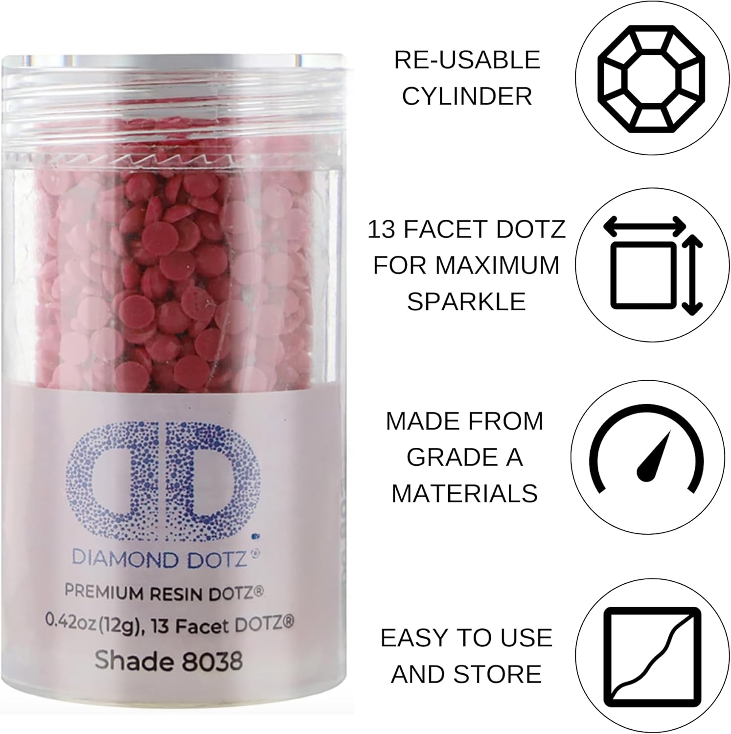 Diamon Dot 2.8M 12 Cylinde Dar Flora Freestyl Diamon Paintin Beads Diamon Ar Beads Replacemen Drills Loos Gem fo DI Craft an Ar Projects