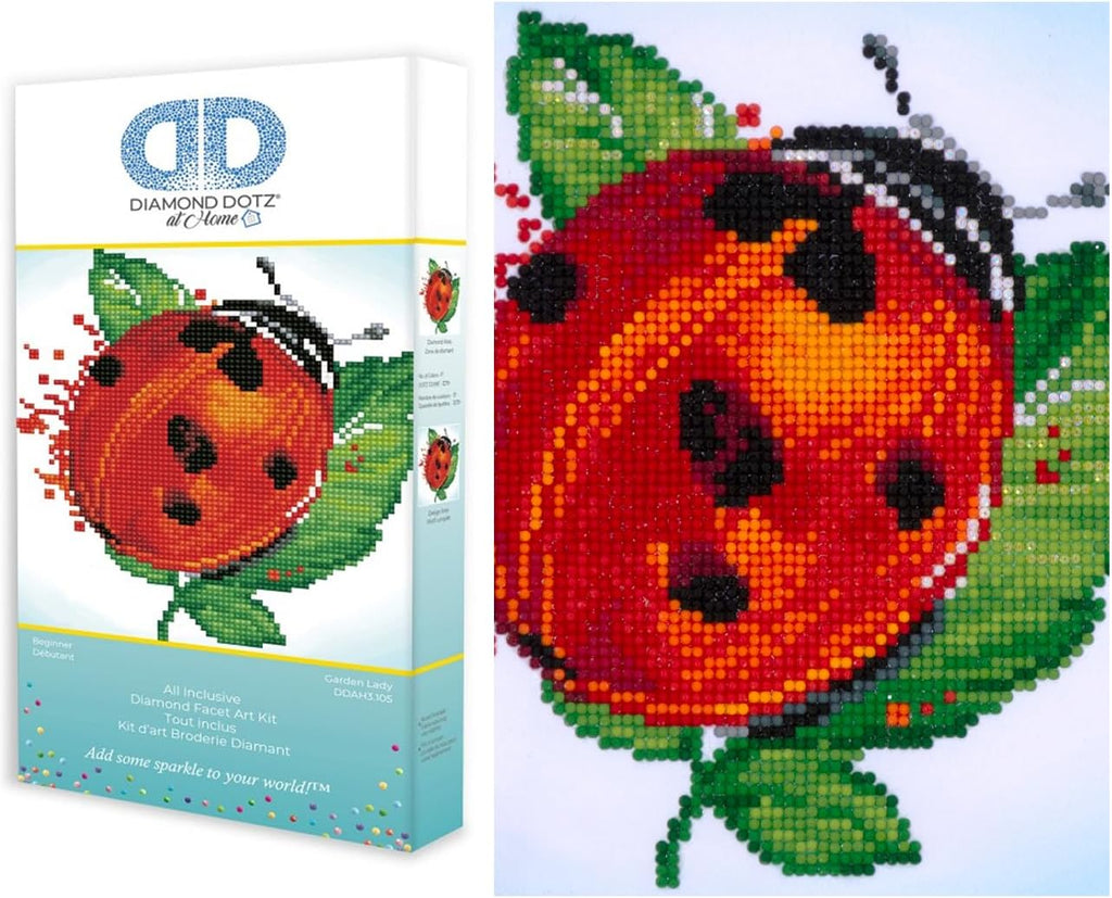 DIAMON DOT a Hom Garde Lad Diamon Paintin Kit fo Adult Diamon Ar Kit Relaxin Creativ Craf Ki wit Dot Gem 11.8x11.8