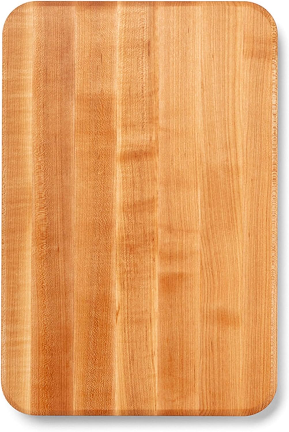 John Boos Chop-N-Slice Series Rectangular Wooden Maple Cutting Board 18¡±x12¡± ¨C 1.25¡± Thick, 8-lb Reversible Butcher Block with Eased Corners, Edge-Grain & Finger Grips ¨C Made in the USA