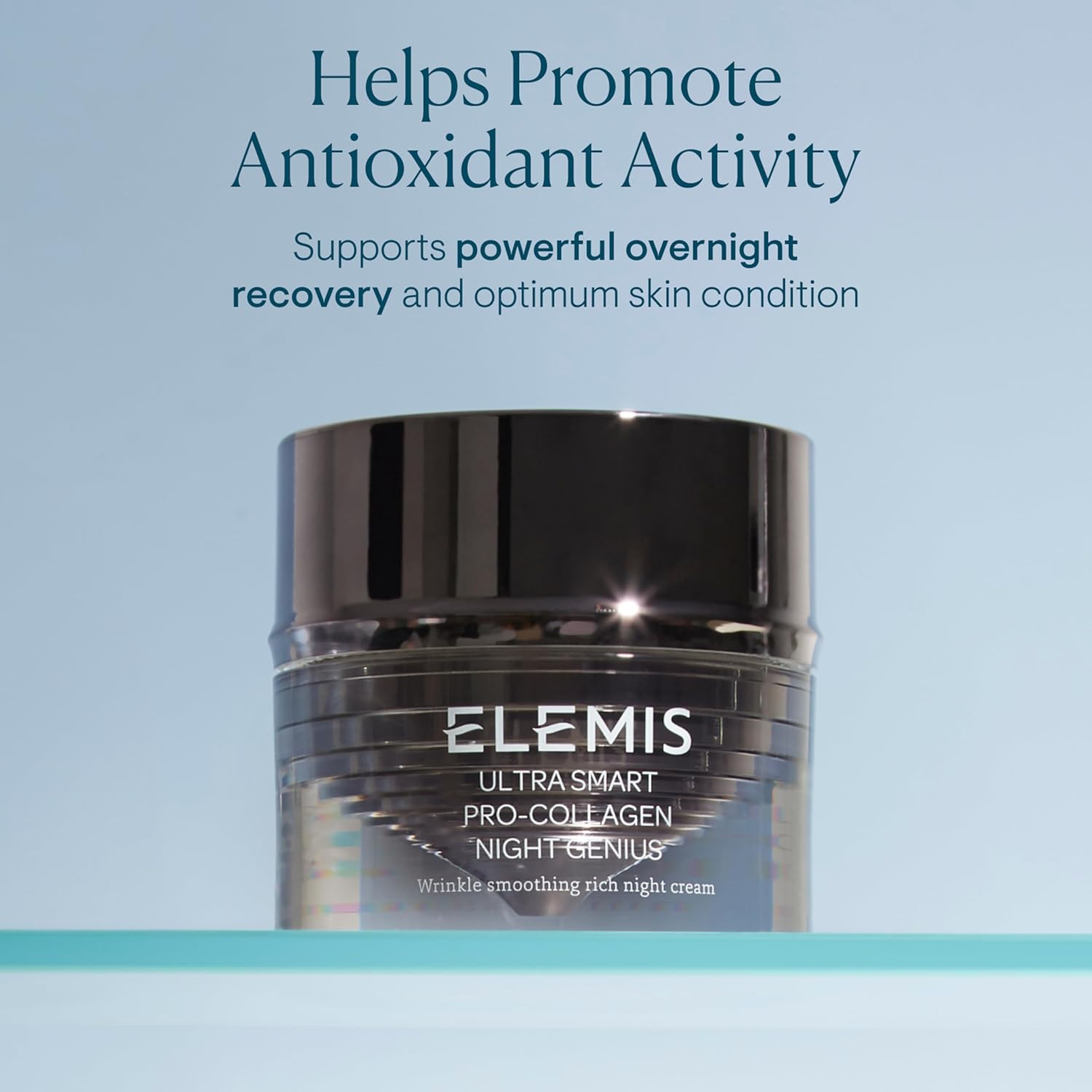 ELEMI ULTR SMAR Pro-Collage Nigh Geniu Powerfu Anti-Wrinkl Ric Recover Crea Replenishes Rejuvenates an Firm Ski Overnight