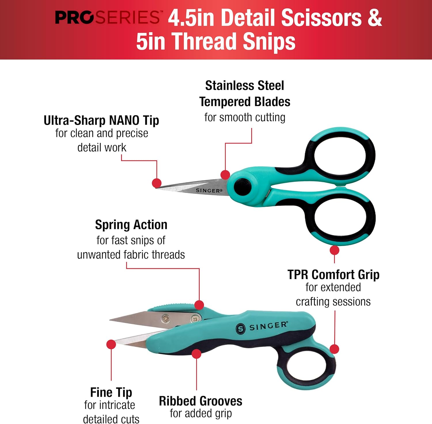 SINGE ProSerie Sewin Kit wit Sewin Tool (Scissor Sea Rippe Bundle)