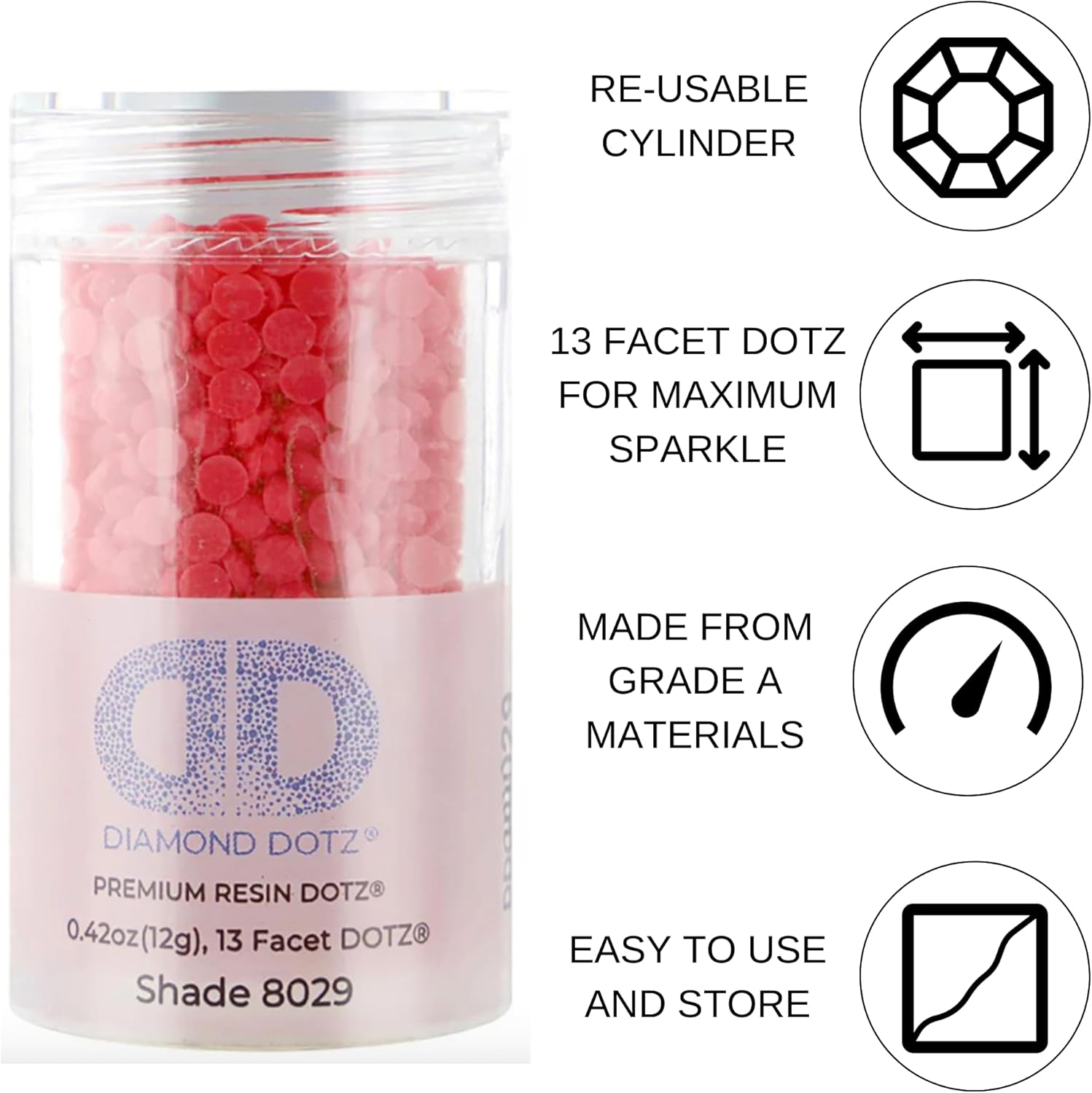 Diamon Dot 2.8M 12 Singl Cylinde ( Pack Ho Pin Freestyl Diamon Paintin Beads Diamon Ar Beads Replacemen Drills Loos Gem fo DI Craft an Ar Projects