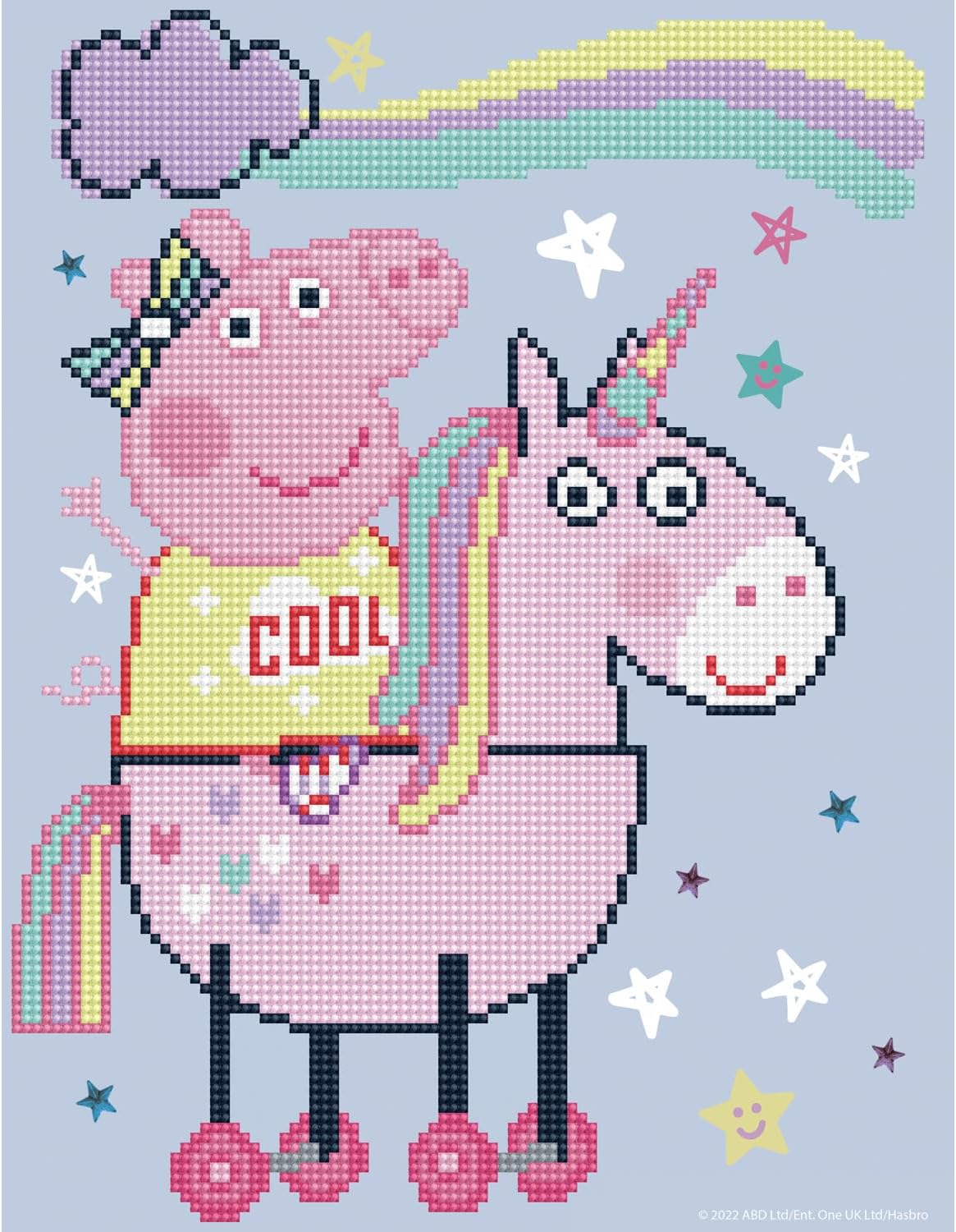 DIAMON DOT Peppa?' Magica Unicor Diamon Paintin Kit fo Adult Diamon Ar Kit Relaxin Creativ Craf Ki wit Dot Gem 10.6x13.8