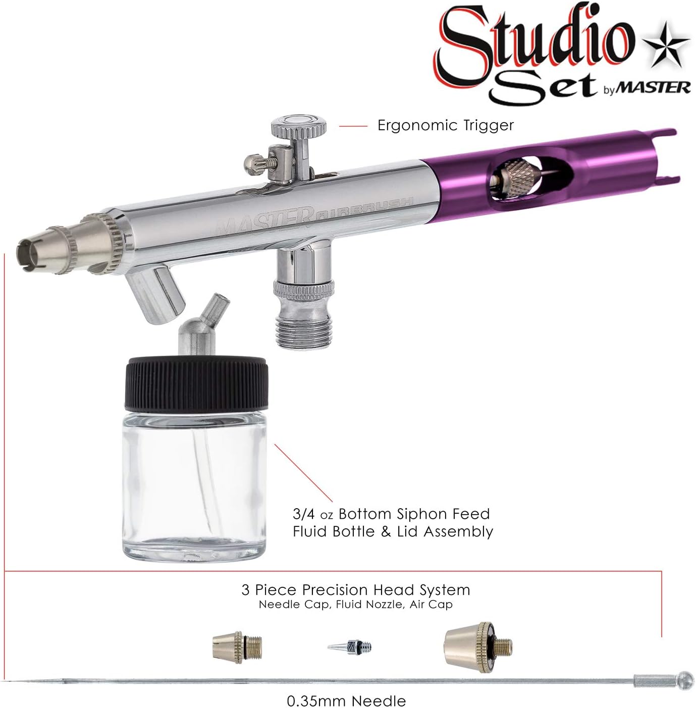 Airbrus Station-AI Brush-Auto/Ca Paint-Nail-Tattoo