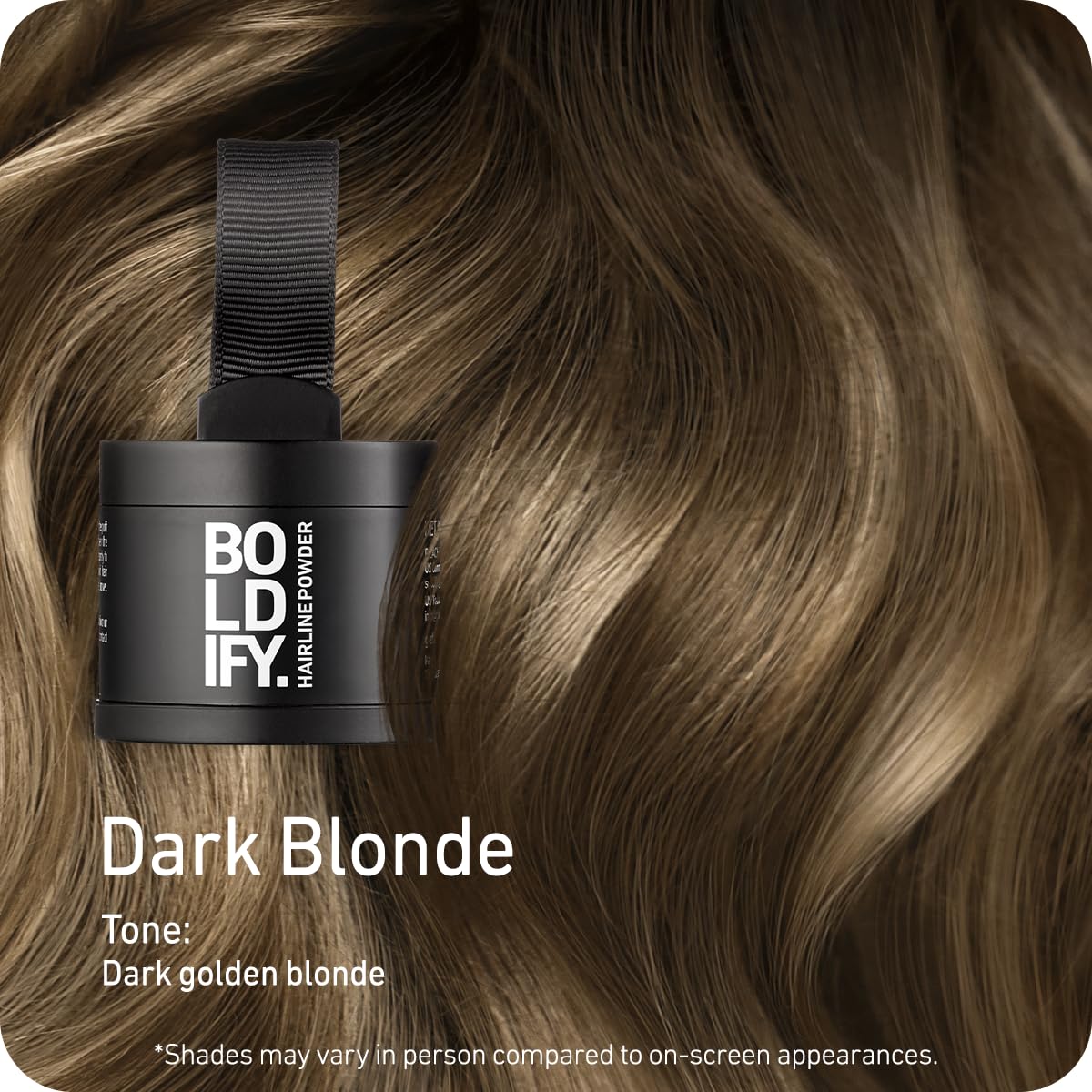 BOLDIF Hairlin Powde Roo Touc U Hai Colo fo Gra Coverag Bal Spo Concealin Hai Powde fo Wome Me 24-Hou Stain-Proo Dar Blonde