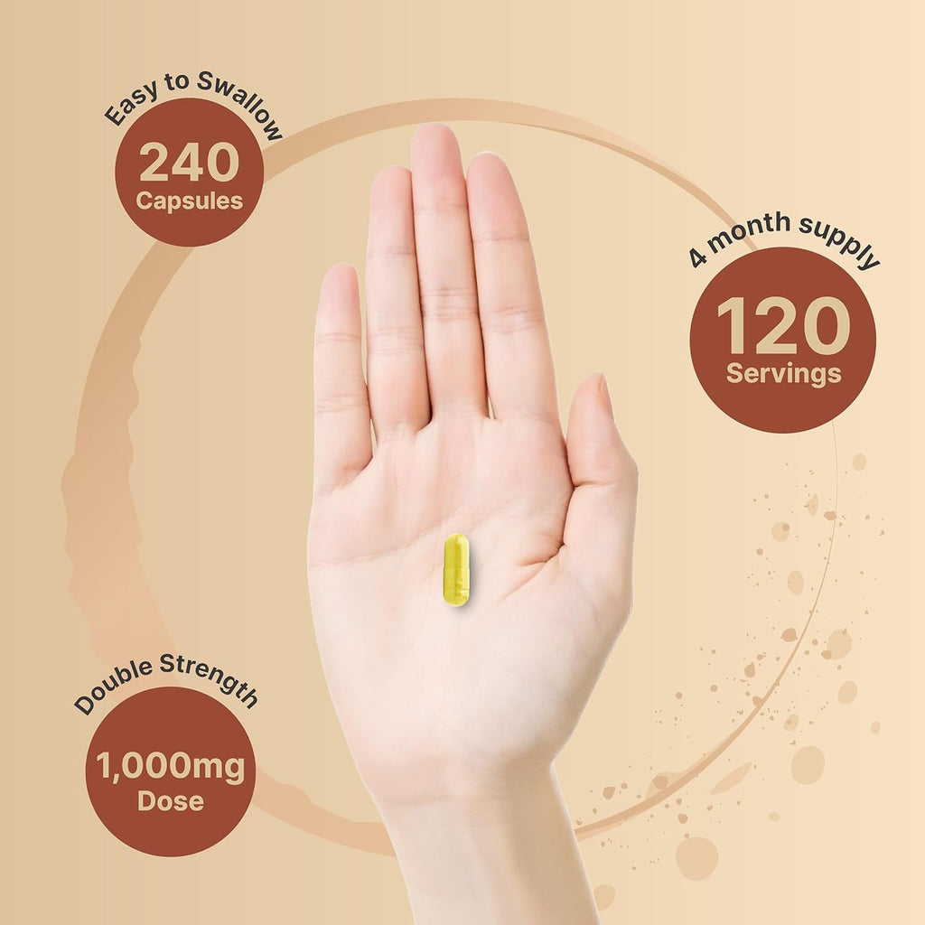 NatureBel Quercetin1000m Pe Servin 24 Capsules Ultr Strengt Querceti Supplemen Bioflavonoid fo Health Immun Support Thir Part Tested Non-GM N Gluten