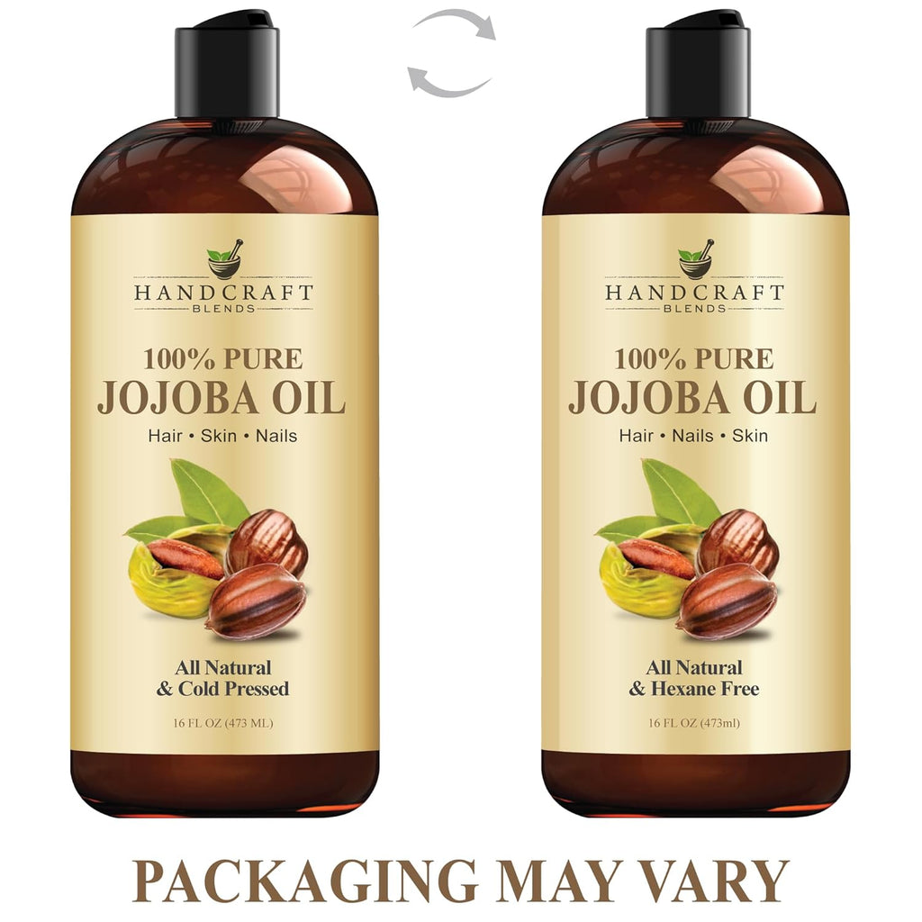Handcraf Blend Jojob Oi Cold-Presse 1 F O 100 Pur an Natura Premiu Grad Carrie Oi fo Ski an Hai Hai an Bod Massag Hexane-Fre Ayurvedi Ski Care