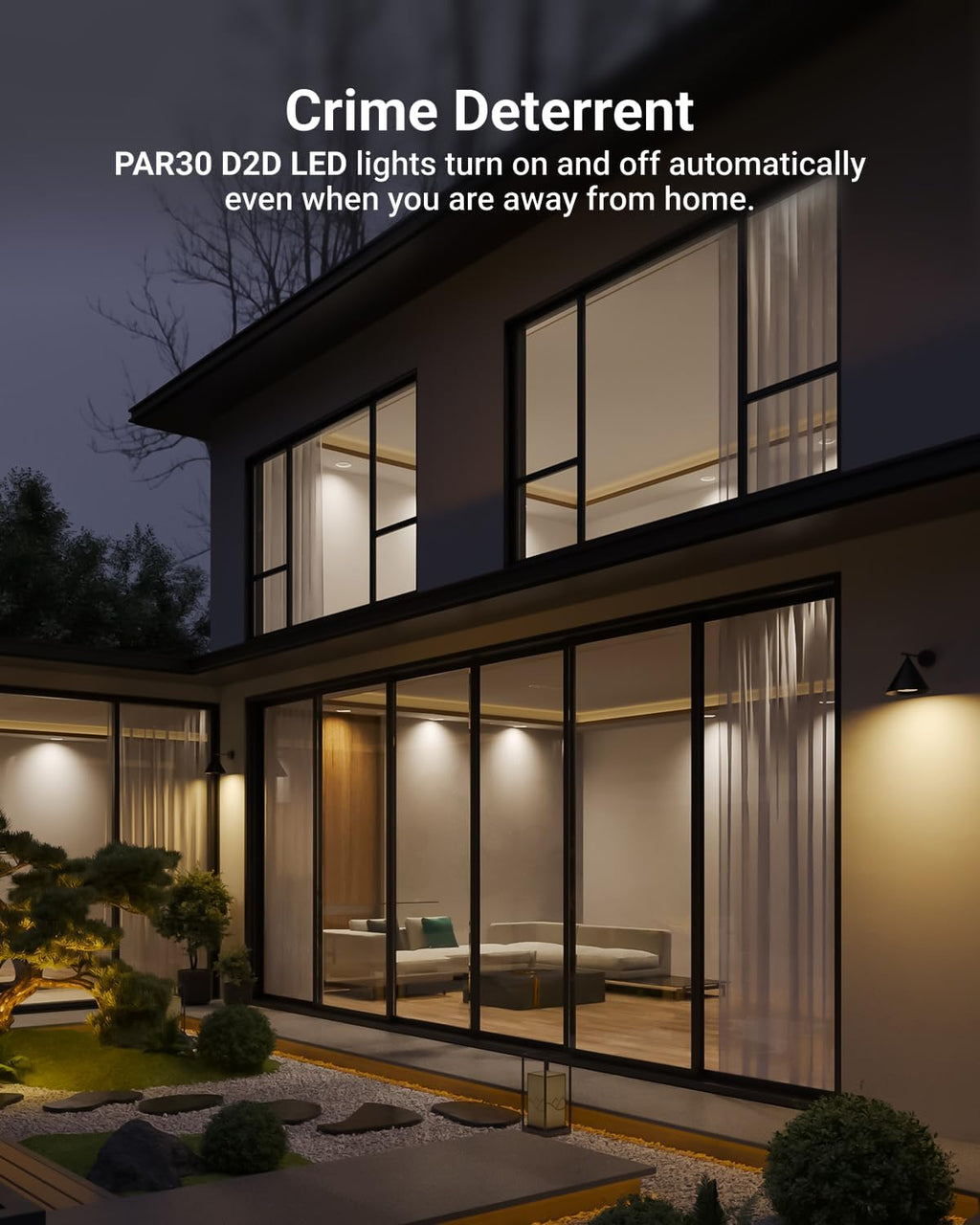 Sunc LE PAR3 Dus t Daw Ligh Bul fo Outsid Porch Patio Backyard 11W=75W 85 LM 5000 Daylight? Non-Dimmable Photocel Sensor U Pack.