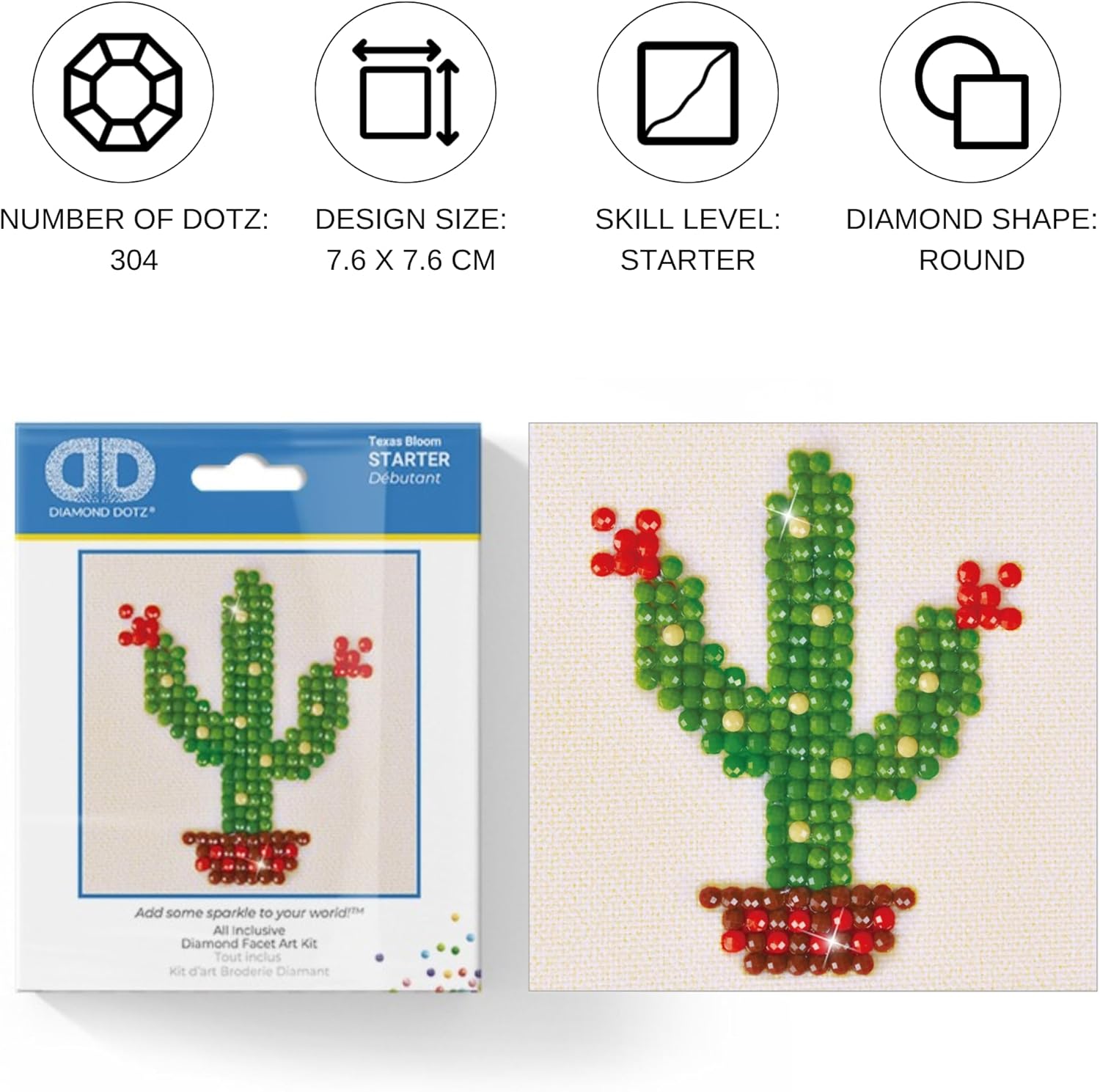 DIAMON DOT Texa Bloom Flowe Diamon Paintin Kit fo Adult Diamon Ar Kit Relaxin Creativ Craf Ki wit Dot Gem 3inchx3inch