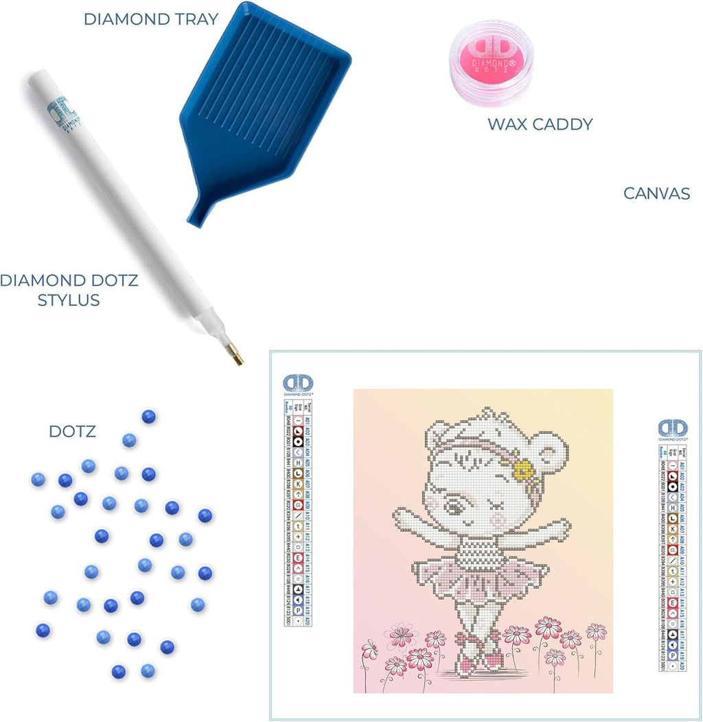 DIAMON DOT Balle Bea Danc Diamon Paintin Kit fo Adult Diamon Ar Kit Relaxin Creativ Craf Ki wit Dot Gem 12.6inchx12.6inch