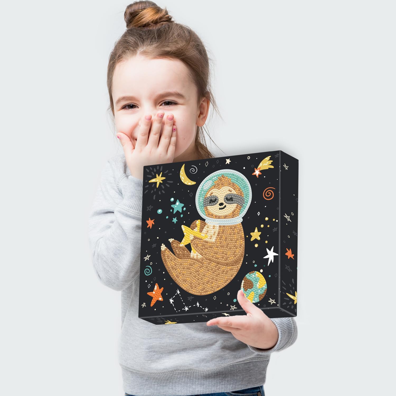 DIAMON DOT Slot Univers Dot Bo Anima Diamon Paintin Kit fo Adult Diamon Ar Kit Relaxin Creativ Craf Ki wit Dot Gem 8.7inchx8.7inch
