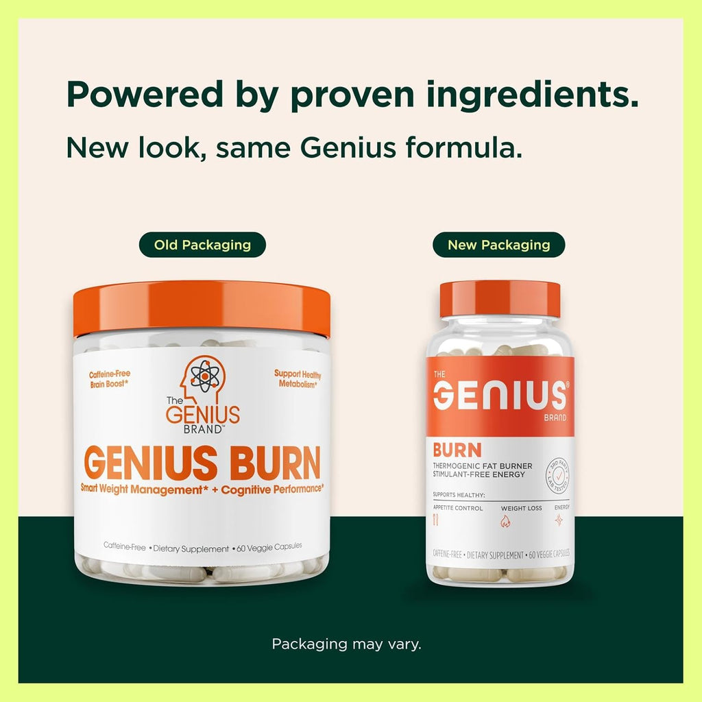 Geniu Thermogeni Fa Burner 6 Die Veggi Pill Weigh Los Metabolis Supplement Appetit Suppressan Energ Booste Caffeine-Fre Nootropi Focu Brai Boos Ashwagandh TeaCrine