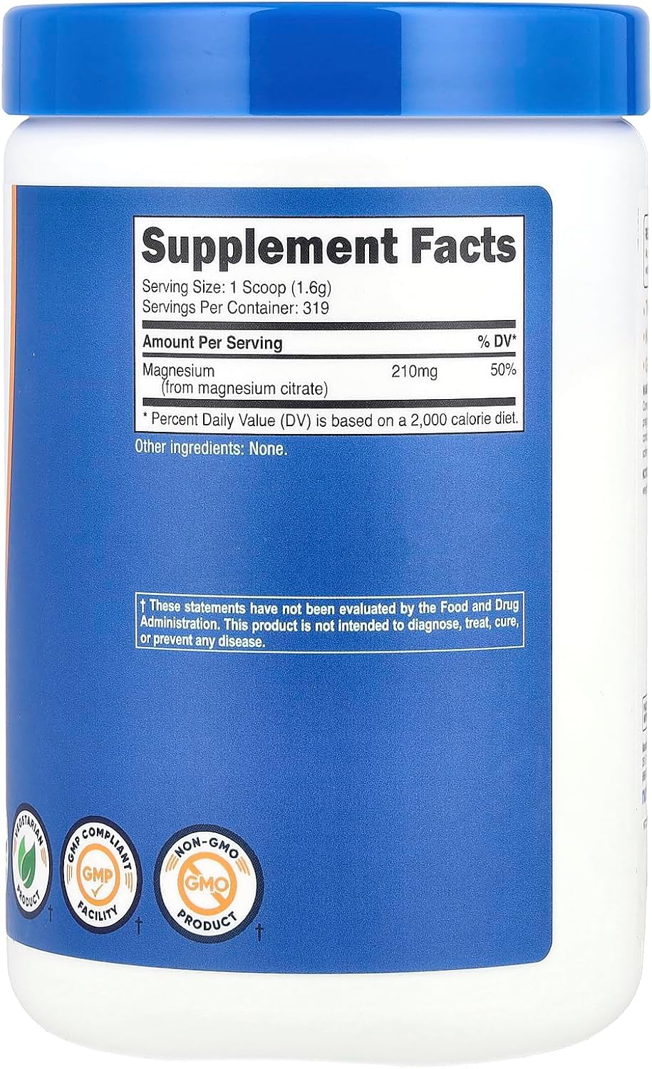 Nutricos Magnesiu Citrat Powde (Unflavored 50 Gram)