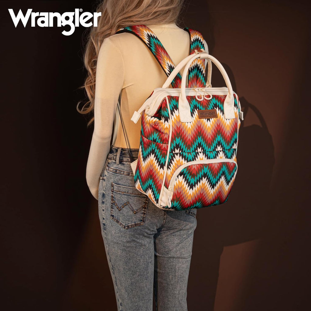 Wes Wrangle Azte Calli Diape Ba Backpac wit Strolle Strap Multifunctio Bab Trave Ba WG2211-9110TN