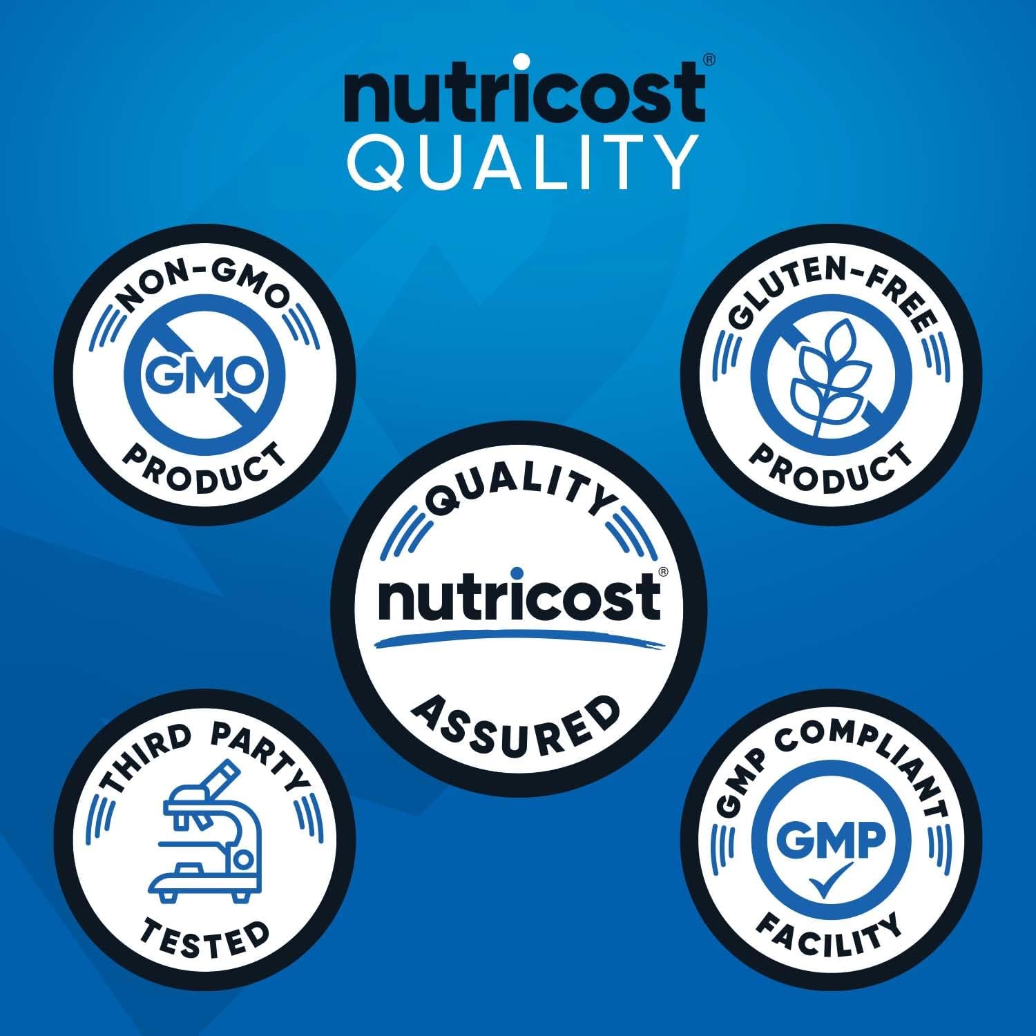 Nutricos BCA 1000mg 50 Capsule (25 Serv) 2:1: Branche Chai Amin Acid (500m o L-Leucine 250m o L-Isoleucin an L-Valine)