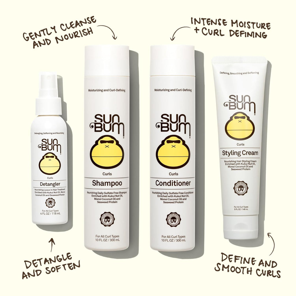 Su Bu Curl Conditione Moisturizin Hai Treatmen fo Wav an Curl Hai Friz Fre Finis Enric wit Coconu Oi an Seawee Protei U Protectin Vega an Cruelt Fre 1 oz