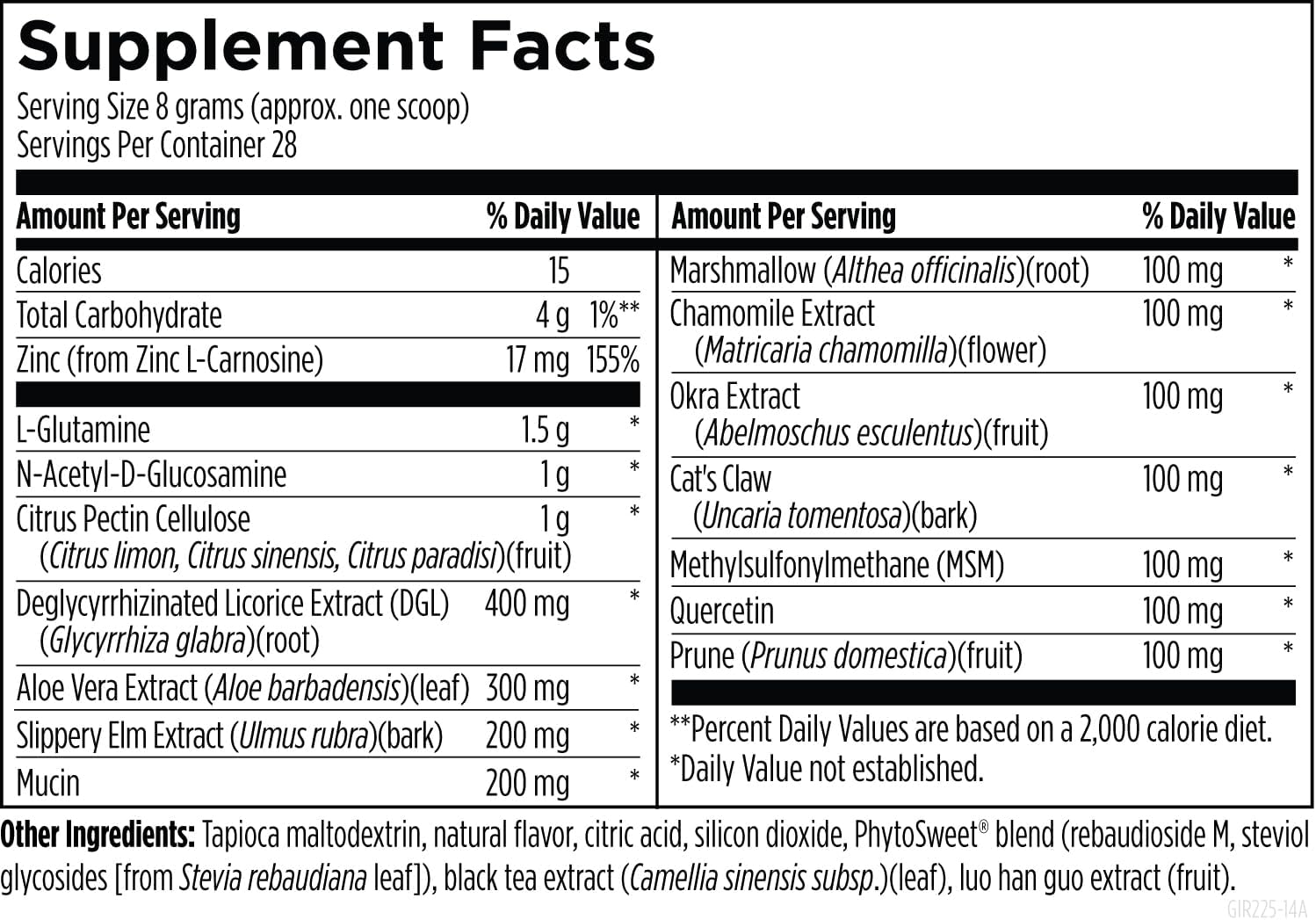 Design fo Healt G Reviv Gu Healt Powde  Glutamin Citru Pecti fo Digestiv Healt Slipper Elm Marshmallo Roo Cat' Cla fo Health Intestina Gu Linin Support (2 Servs)