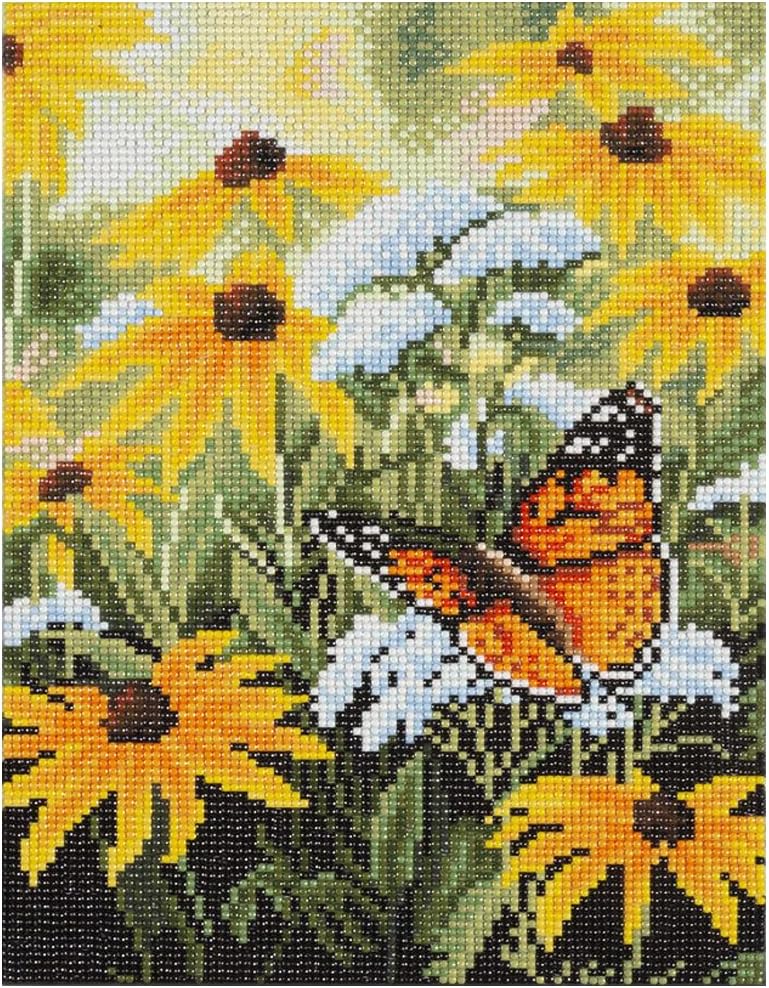 DIAMON DOT Sprin Fligh Diamon Paintin Kit fo Adult Diamon Ar Kit Relaxin Creativ Craf Ki wit Dot Gem 13.8x9.8