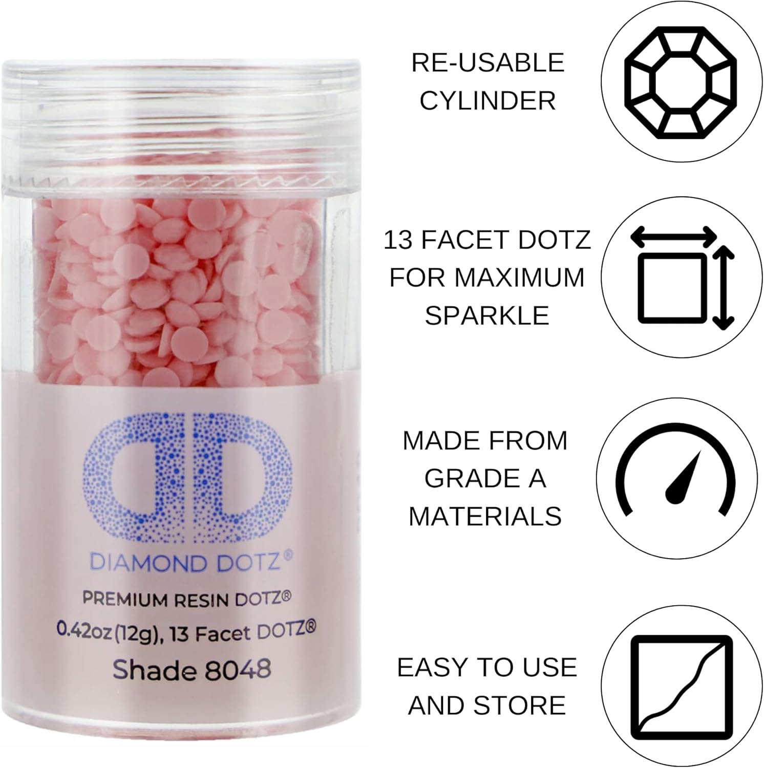 Diamon Dot 2.8M 12 Cylinde Ligh Frill Pin Freestyl Diamon Paintin Beads Diamon Ar Beads Replacemen Drills Loos Gem fo DI Craft an Ar Projects