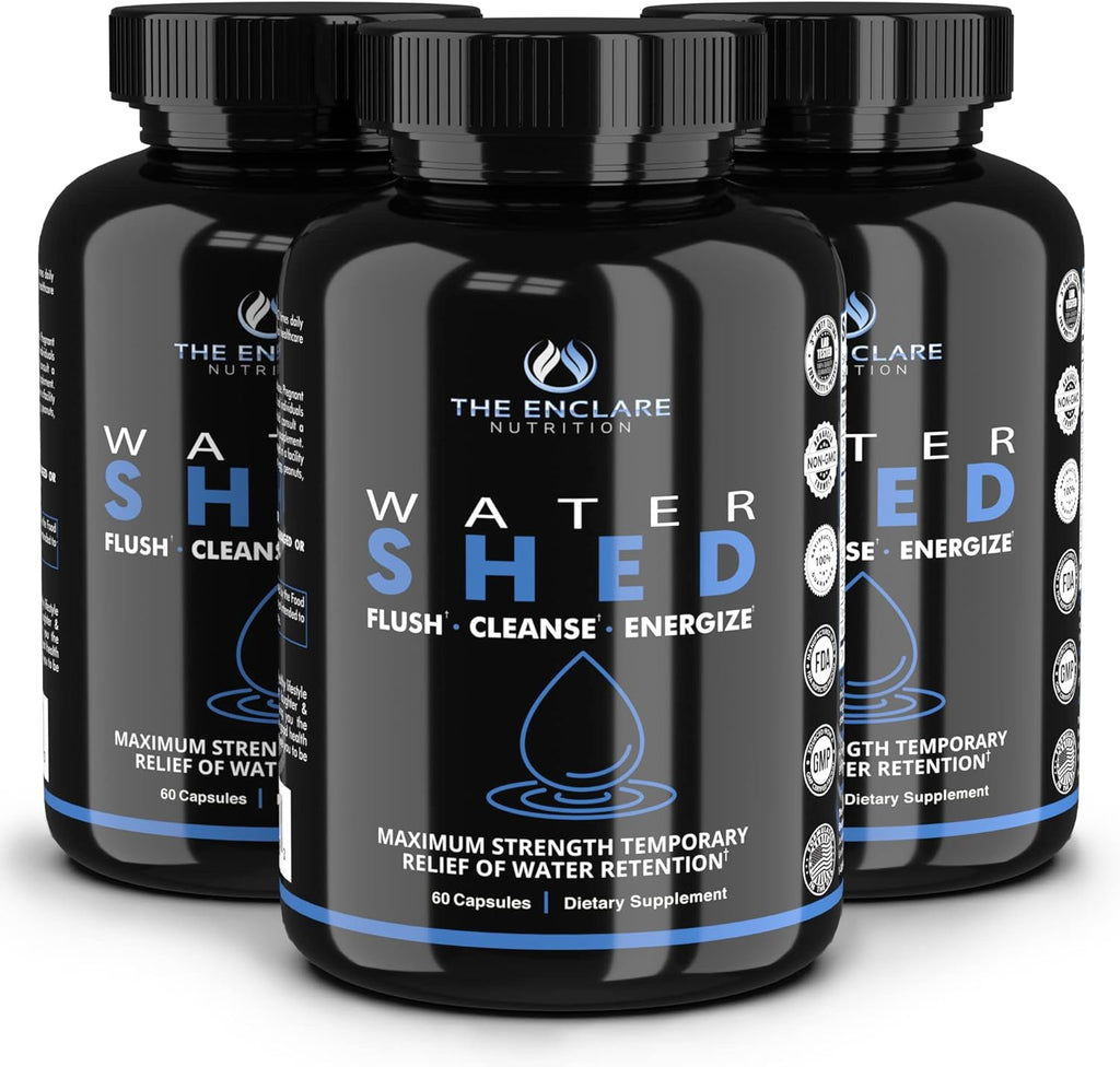 THE ENCLARE NUTRITION Water Pills - Diuretic Water Pills for Swollen Feet and Ankles Relief - for Women or Men - Edema Relief - for Weight, Liquid Retention, Swelling, Bloating & Fluid Balance (3)