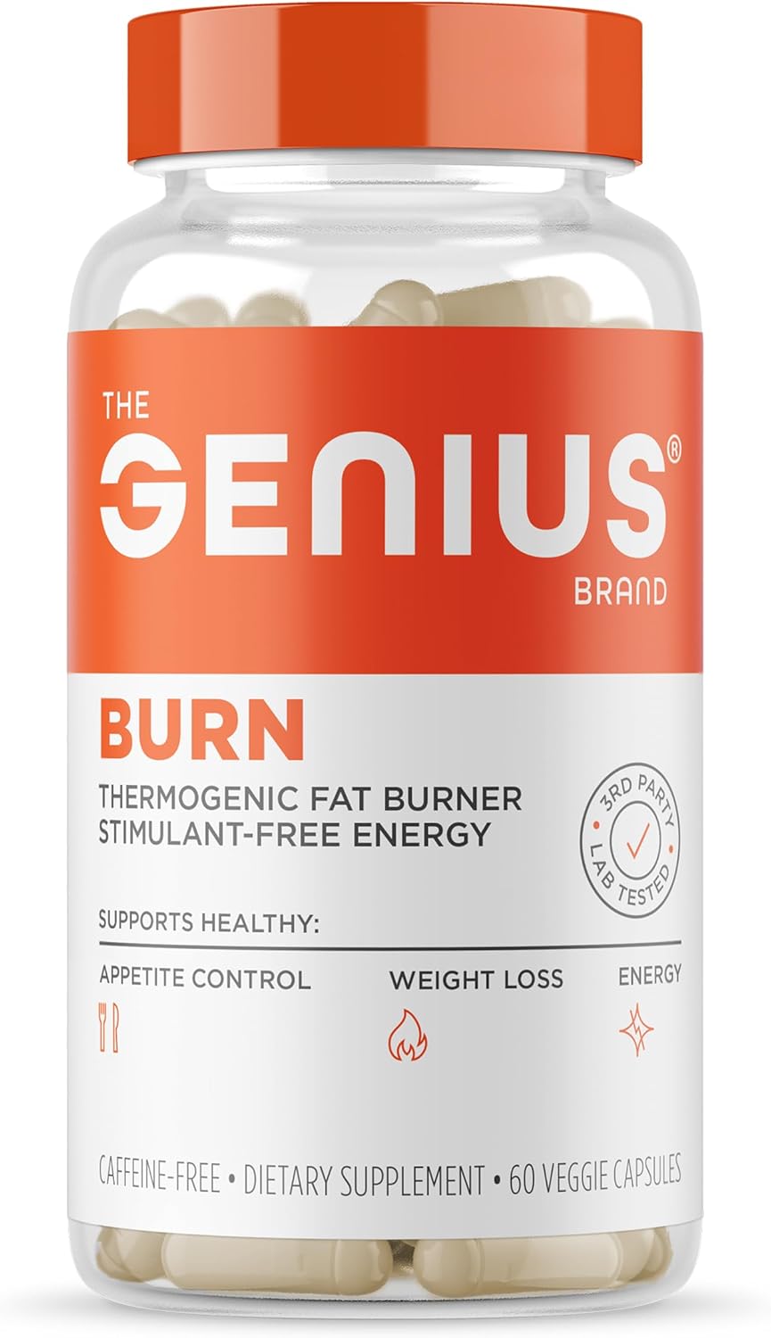 Geniu Thermogeni Fa Burner 6 Die Veggi Pill Weigh Los Metabolis Supplement Appetit Suppressan Energ Booste Caffeine-Fre Nootropi Focu Brai Boos Ashwagandh TeaCrine