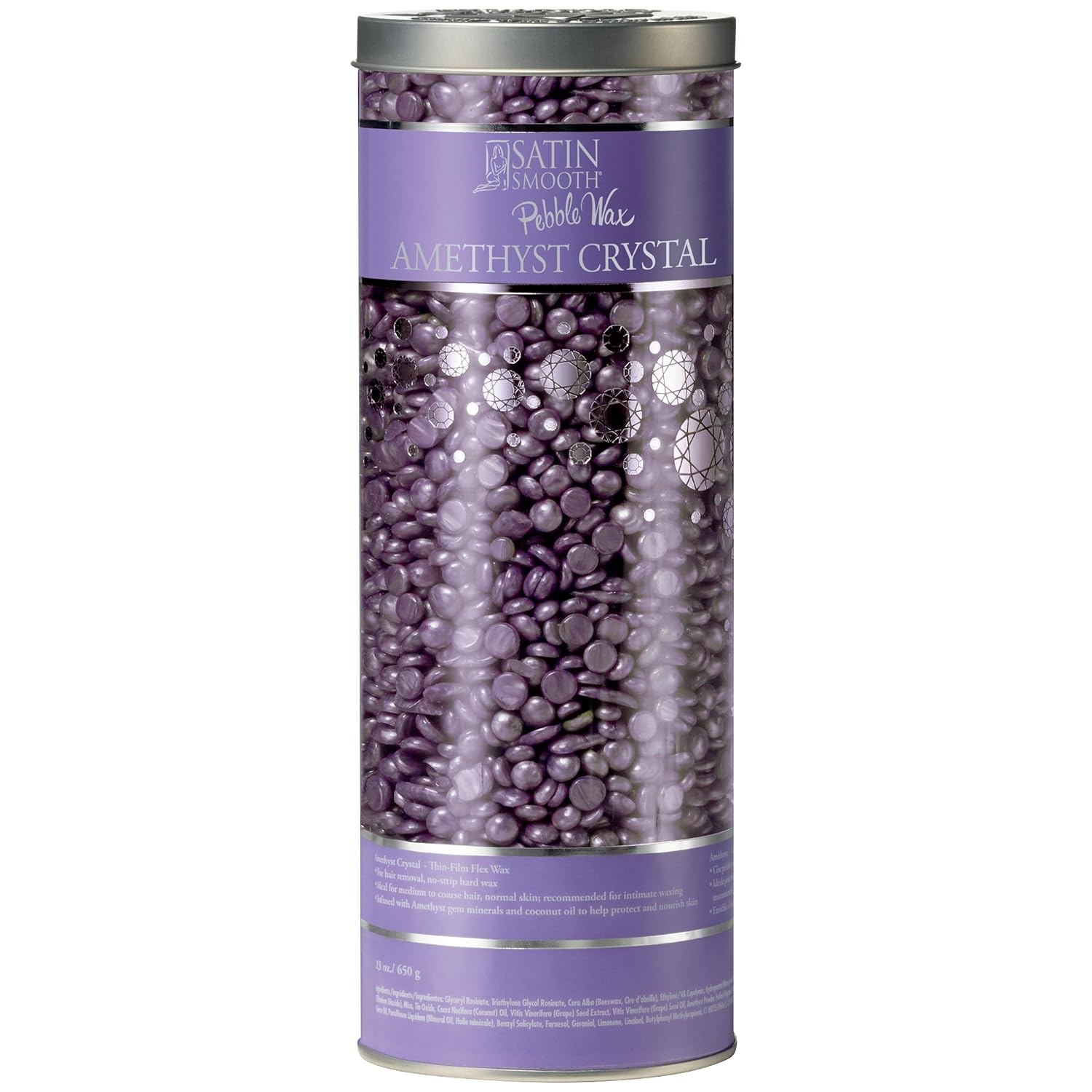 Satin Smooth Ultra Sensitive Zinc Oxide Hard Wax Beads ¨C Thin-Film Pebble Wax for Hair Removal, Ideal for Face Bikini Area, 23 oz