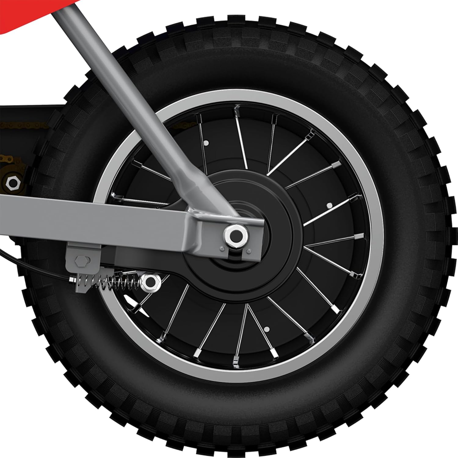 Razor MX350 Dirt Rocket Electric Bike for Kids Ages 8+, 140 lb Max Weight, Red ¨C 24V Battery, Up to 14 Mph, 30-Min Ride Time on High Speed, Twist-Grip Throttle, Spoked Wheels w/ 12¡± Pneumatic Tires