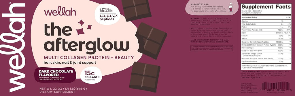 Wella Th Afterglo Mult Collage Protei Beaut (Dar Chocolat Flavored 3 Servings