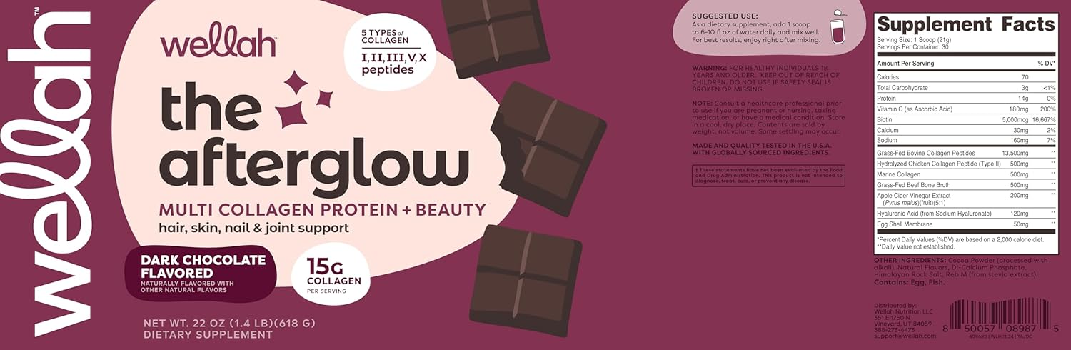 Wella Th Afterglo Mult Collage Protei Beaut (Dar Chocolat Flavored 3 Servings