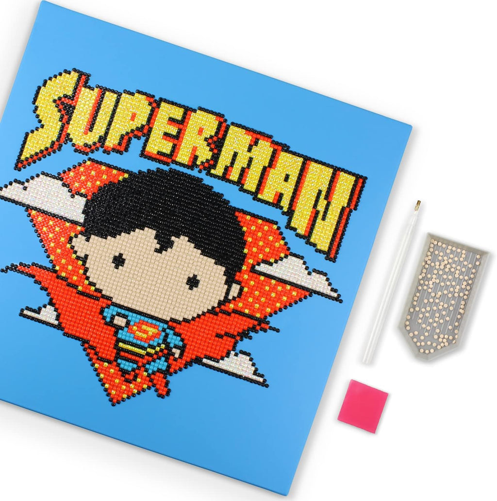 Diamon Dot Superma D Diamon Paintin Kit fo Adult Diamon Ar Kit Relaxin Creativ Craf Ki wit Dot Gem 11inc 11inch