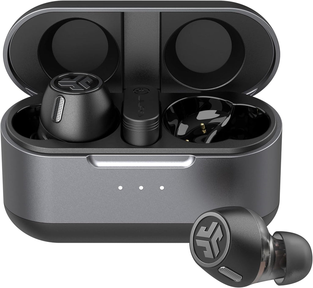 JLa Epi La Editio Tru Wireles Earbuds Hybri Dua Drivers Spatia Audio Multipoin BT Wireles o USB- Charging Wea Detec Aut Play/Pause Googl Fas Pair