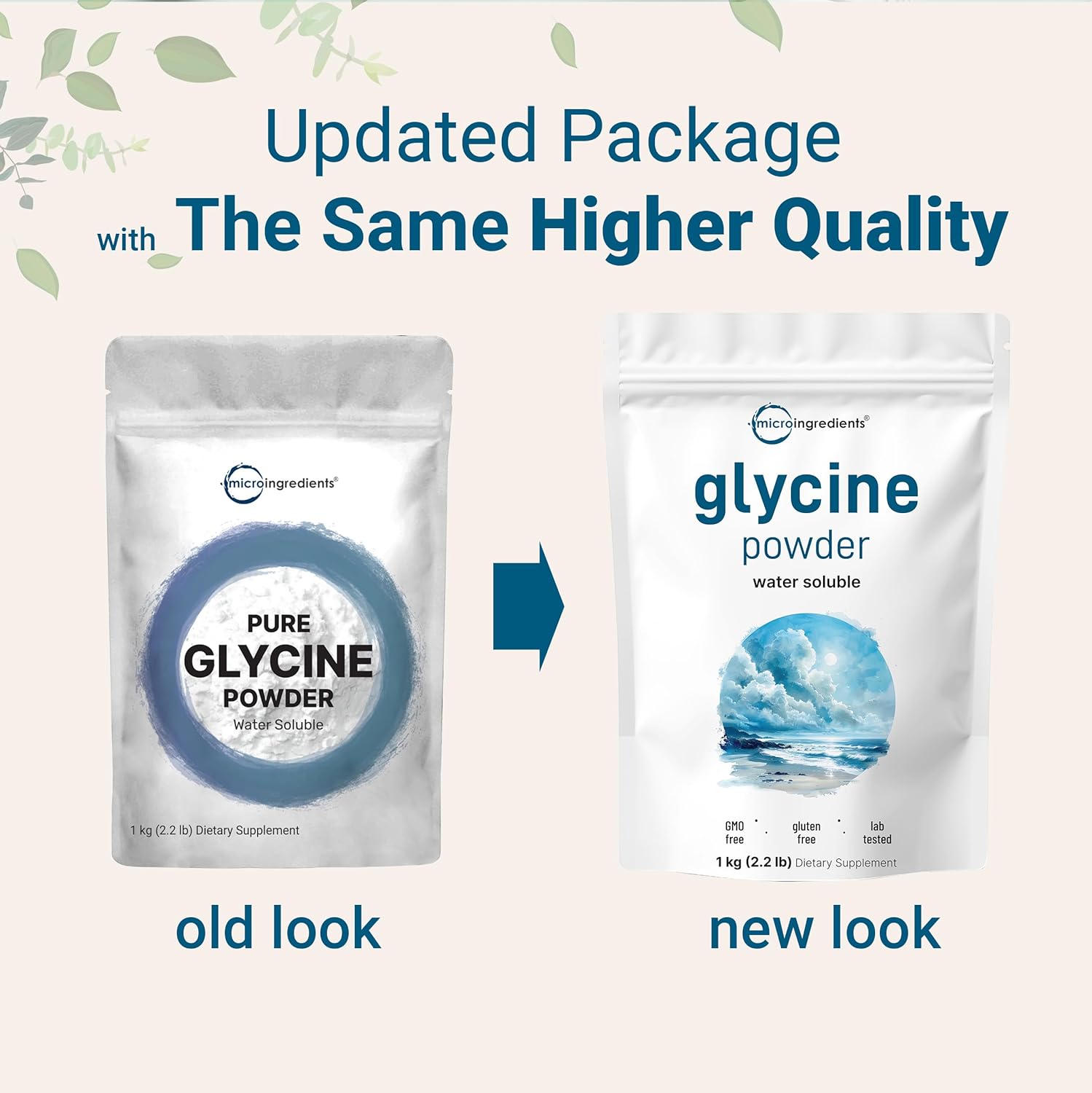 Micr Ingredient Glycin Powder 1K (2. Pounds) Glycin 1000m Pe Serving Support Restfu Slee an Neurotransmitter Wate Solubl an Product o USA