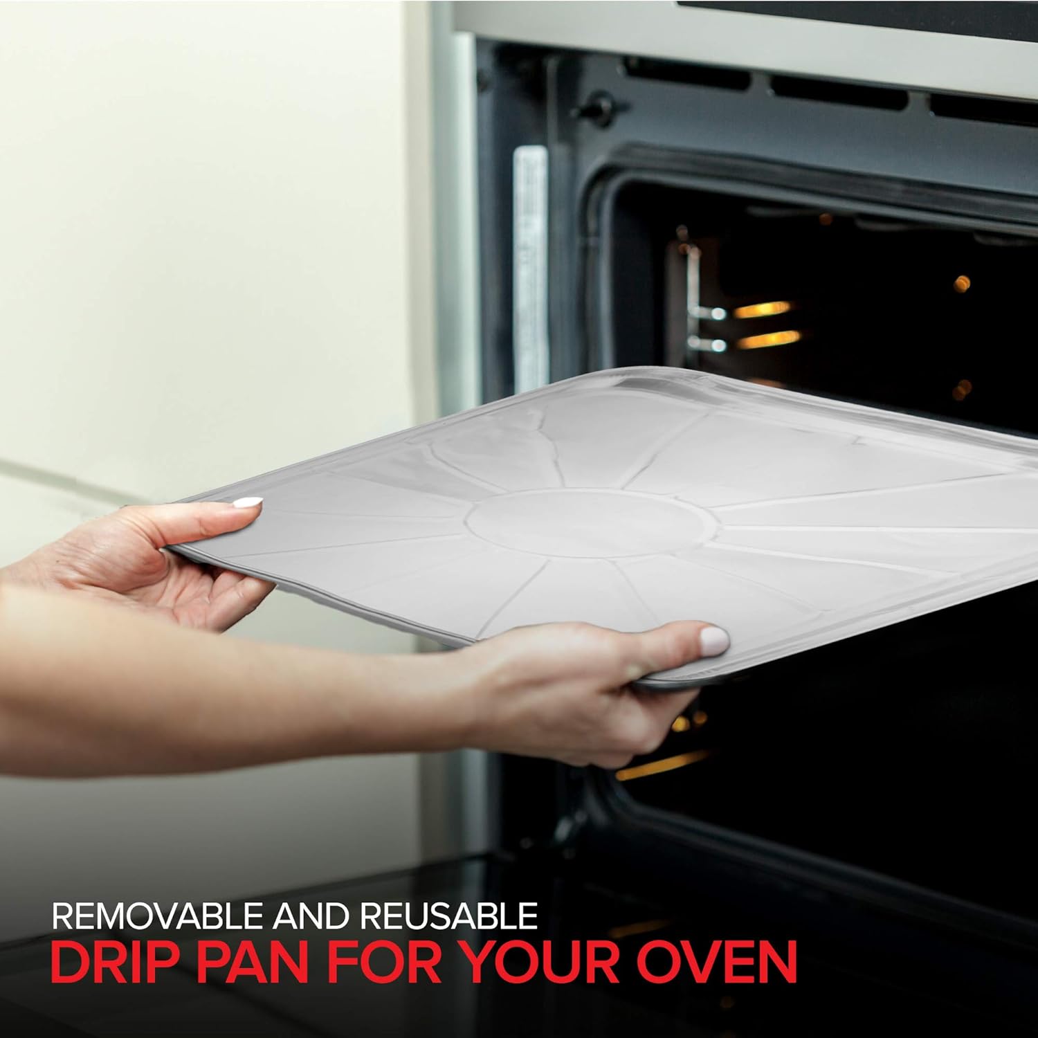 Disposable Foil Oven Liners (10 Pack) Oven Liners for Bottom of Electric Oven and Gas Oven - Reusable Oven Drip Pan Tray for Cooking and Baking - 18.5inch x15.5¡±