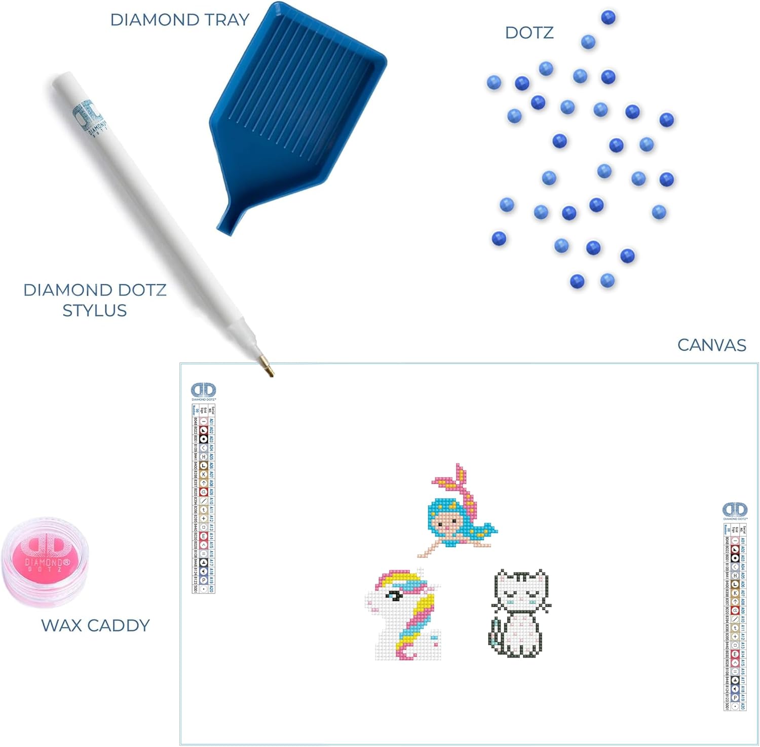 DIAMON DOT Swee Kitte Mermai Pon Diamon Paintin Kit fo Kid Diamon Ar Kit Relaxin Creativ Craf Ki wit Dot Gems