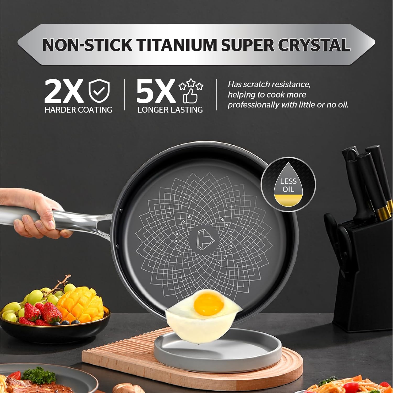 SUNHOUSE Cookware for Cooking (FRY PAN (LIMITED BOX), 10 inch)