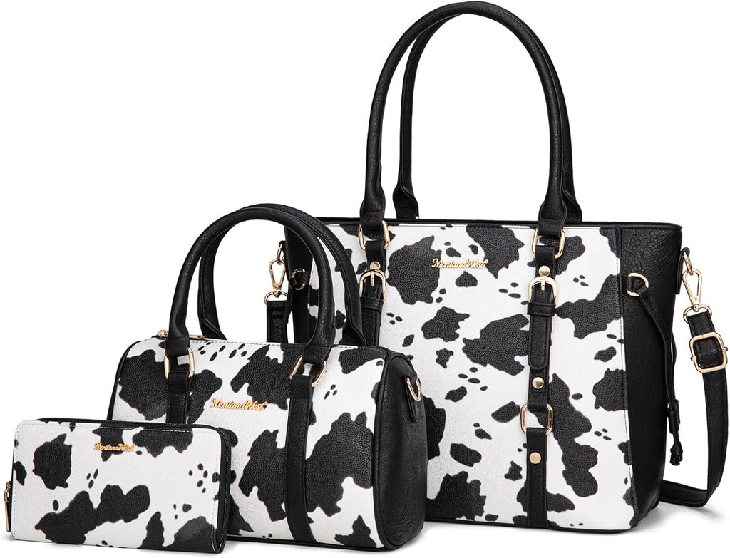 Montana West 3PCS Purses for Women Tote Bag and Wallet Set Shoulder Satchel Handbags