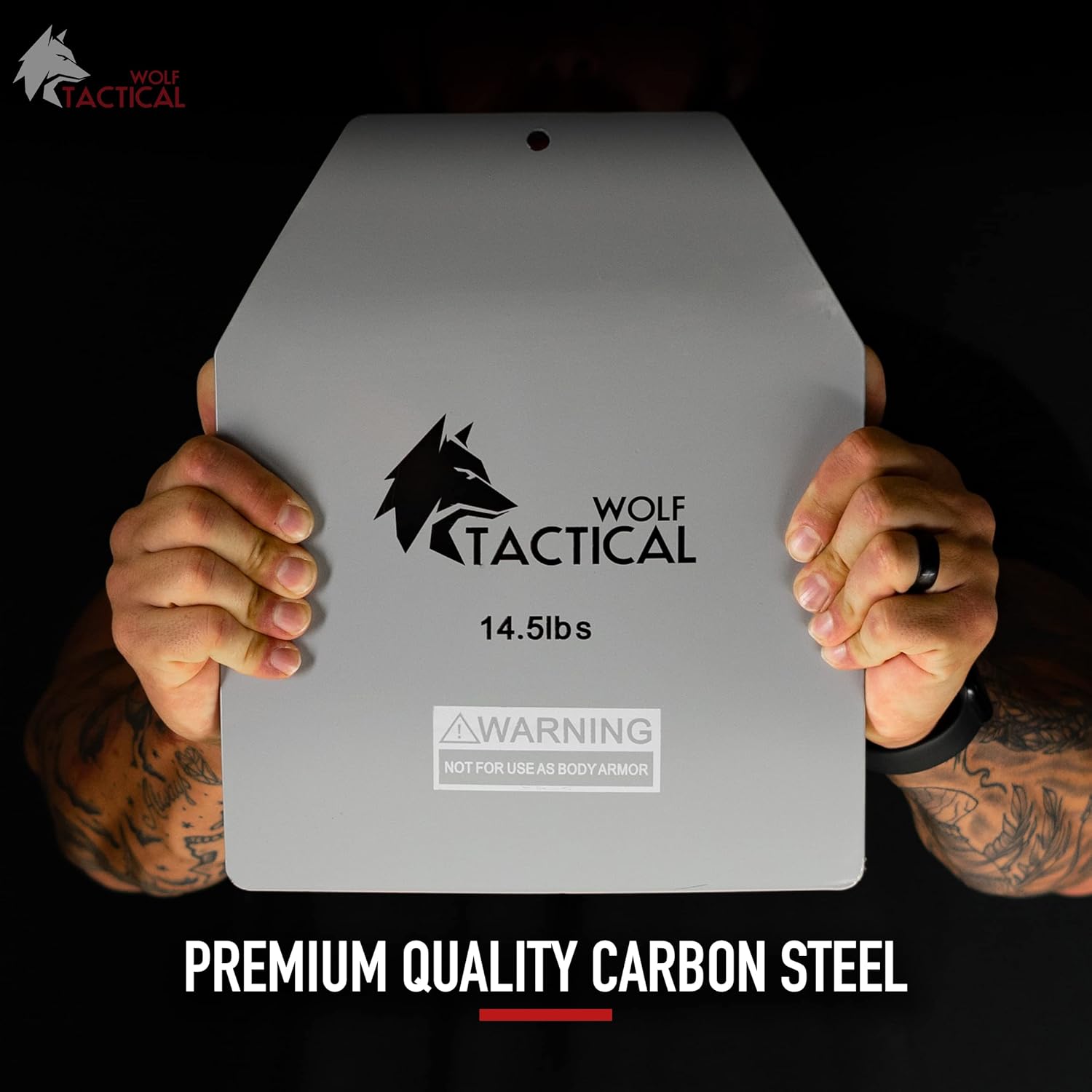 WOLF TACTICAL Curved Weight Vest Plates ¨C 5.75/8.75/14.5LB Pairs ¨C Contoured Ergonomic Fit ¨C WODs, Strength Training, Running, Heavy Workouts