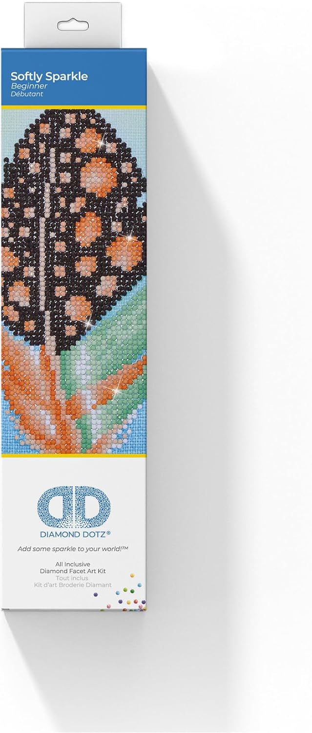 DIAMON DOT Softl Sparkl Lea Diamon Paintin Kit fo Adult Diamon Ar Kit Relaxin Creativ Craf Ki wit Dot Gem 7.5inchx9.9inch