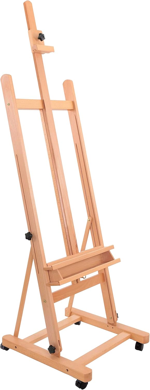U.S Ar Suppl Mediu Woode Studi Fram Ease wit Storag Tra an Wheel Adjustabl t 96inc High Hold 48inc Canva Beechwoo Artis Ease fo Painting Ar Display Portraits