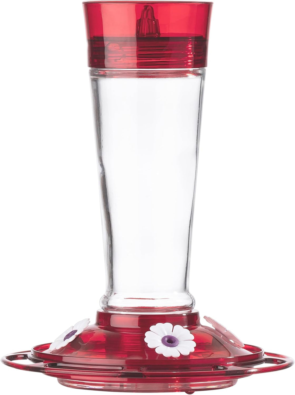 Mor Bird Bir Health Rub Hummingbir Feeder Glas Hummingbir Feeder fo Outdoors Feedin Stations 1 Ounces Rub Red