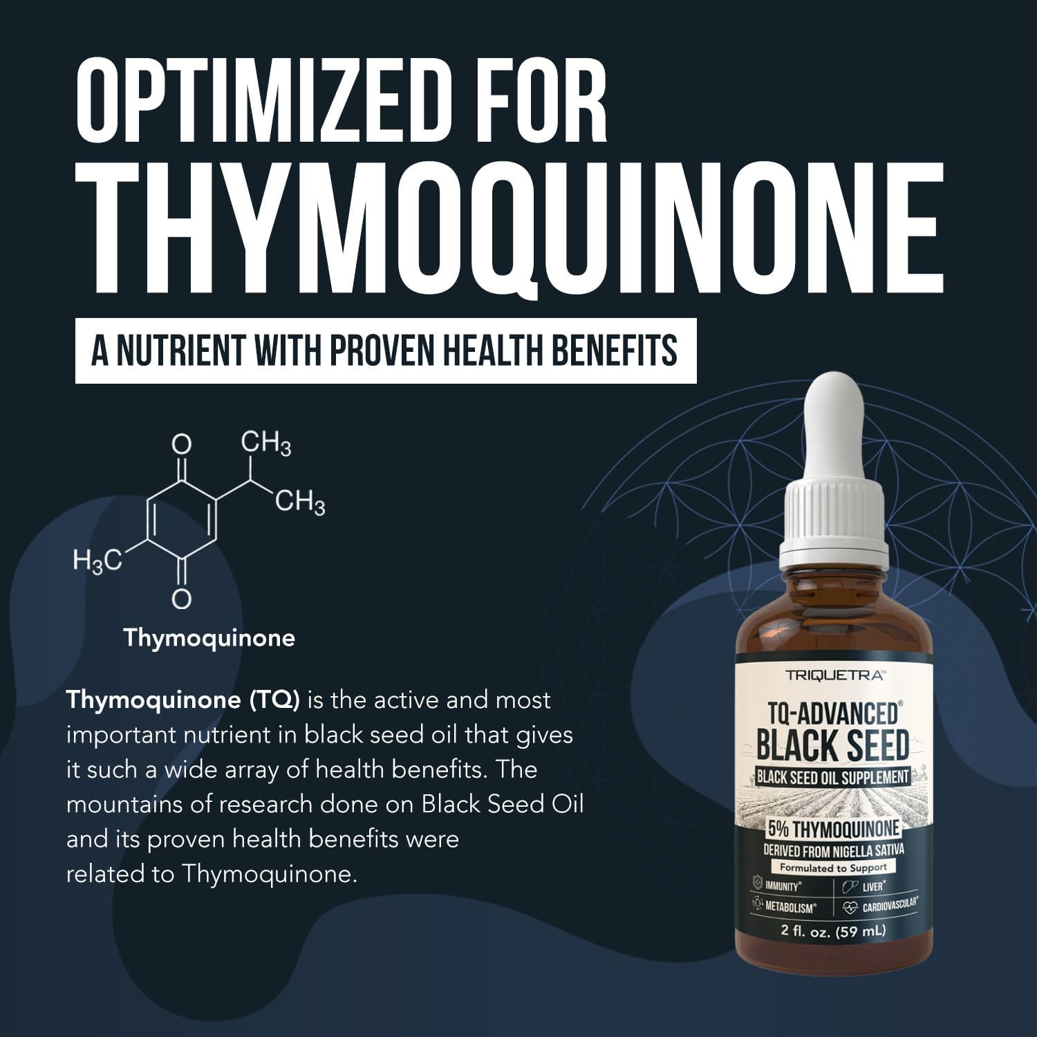 Blac See Oi Liqui 5 Thymoquinon TQ-Advanced Hig Potenc 10 m pe Servin 15: Concentrat fro Nigell Sativ Extract Ra Form Vega Formula Glas Bottl (3 Servings)
