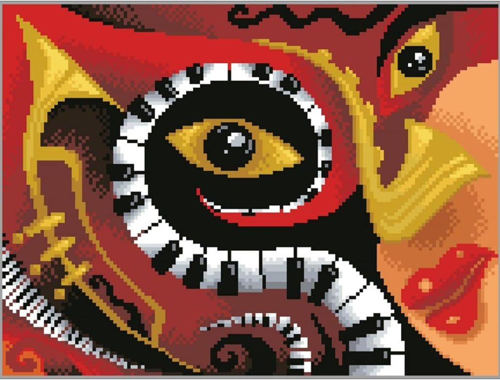 DIAMON DOT Jaz Ba wit Fram Musi Diamon Paintin Kit fo Adult Diamon Ar Kit Relaxin Creativ Craf Ki wit Dot Gem 12inchx16inch