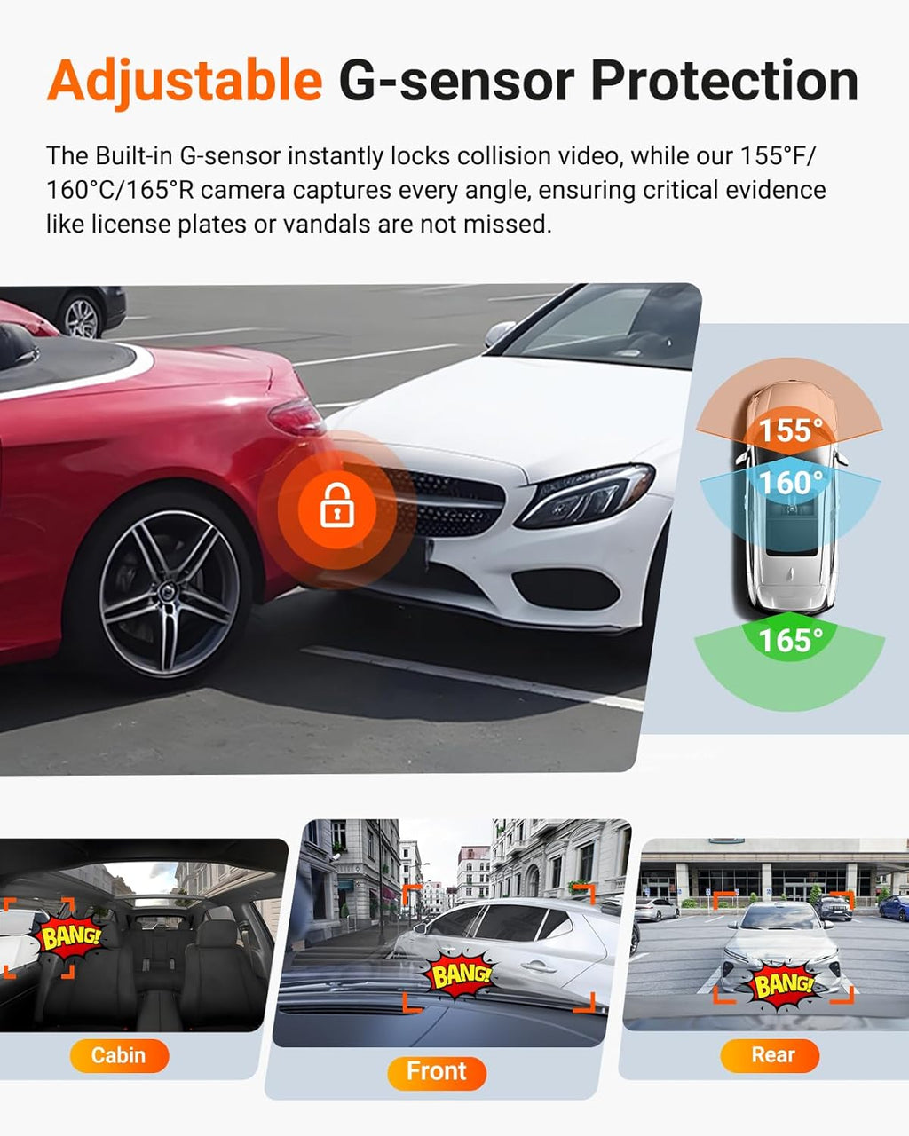 Vantru N Pr 4 Channe Das Ca w/Tripl STARVI 2 4K+1080P+2.5 Fron Insid Rea Das Camera 4k+2.5 Dua Channel HD I Nigh Vision Voic Control Parkin Mode GPS Wi-Fi Suppor 1TB