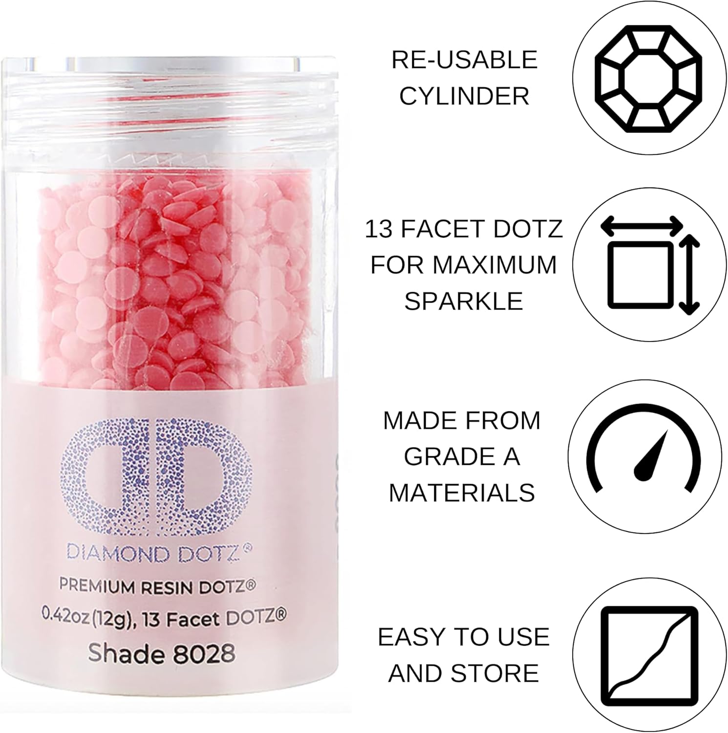 Diamon Dot 2.8M 12 Cylinde Ligh Ho Pin Freestyl Diamon Paintin Beads Diamon Ar Beads Replacemen Drills Loos Gem fo DI Craft an Ar Projects