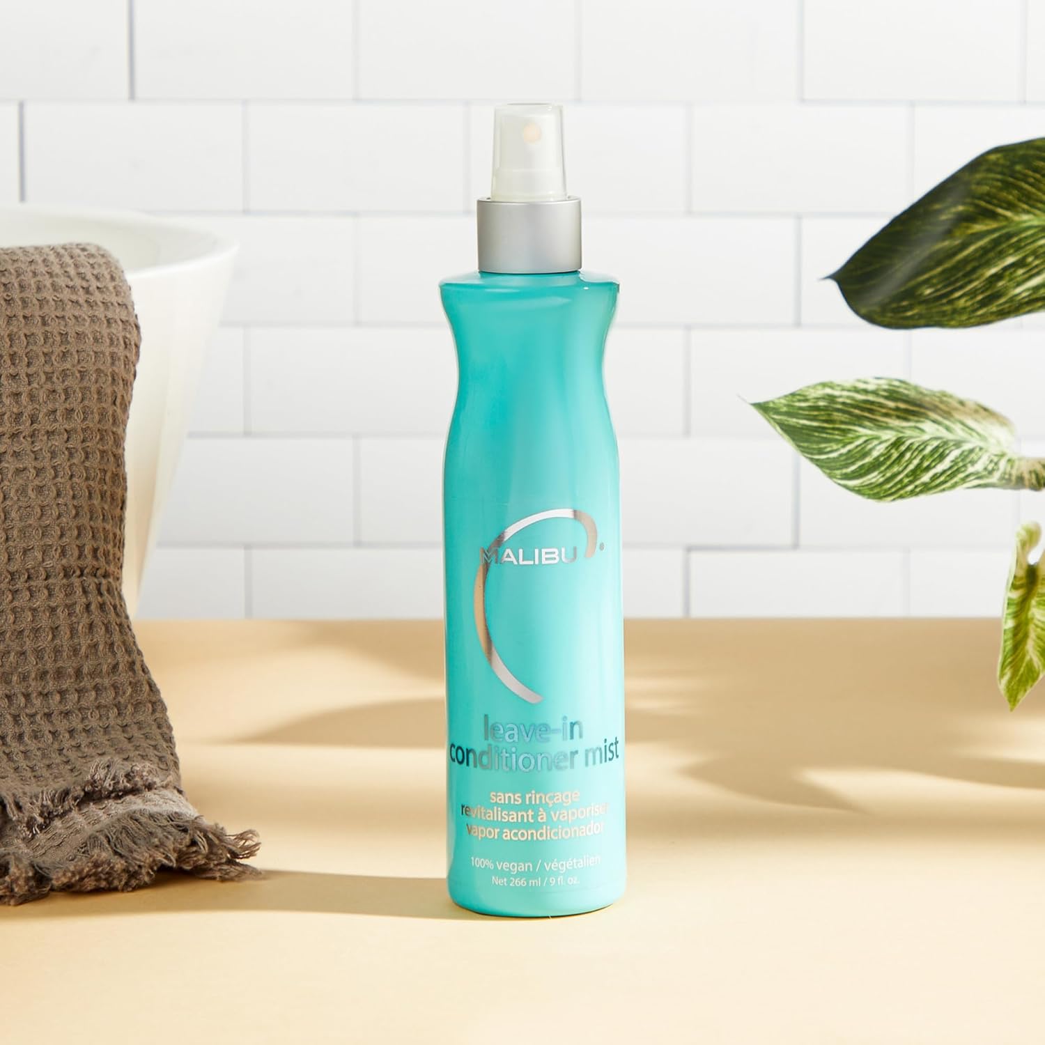 Malib Leav I Conditione Moisturizin Hea Protectan fo Hai Adul Kid Hai Detangle Spra fo Dail Pos Swi t Hel Preven Colo Fadin wit U Protectio (9oz)